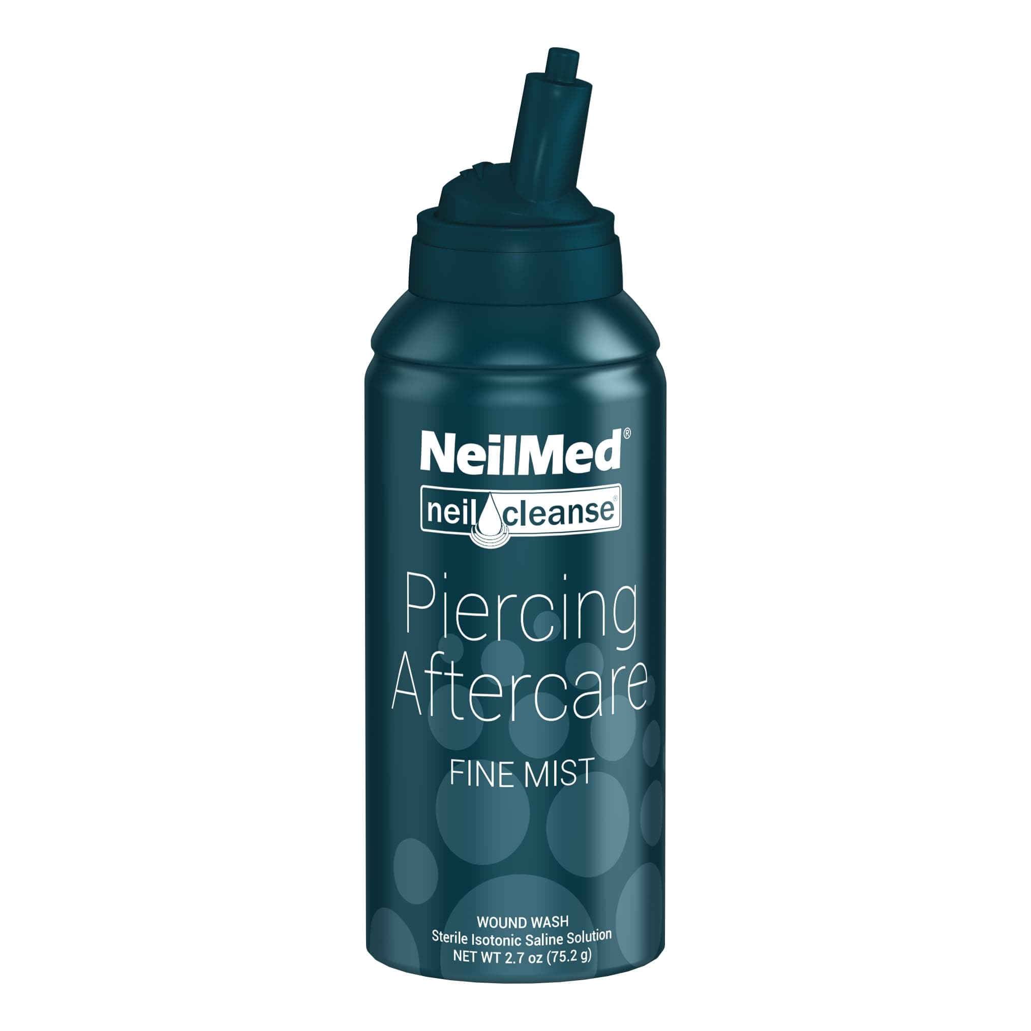 Neilmed Piercing Aftercare Fine Mist tamaño de viaje – 75 ml