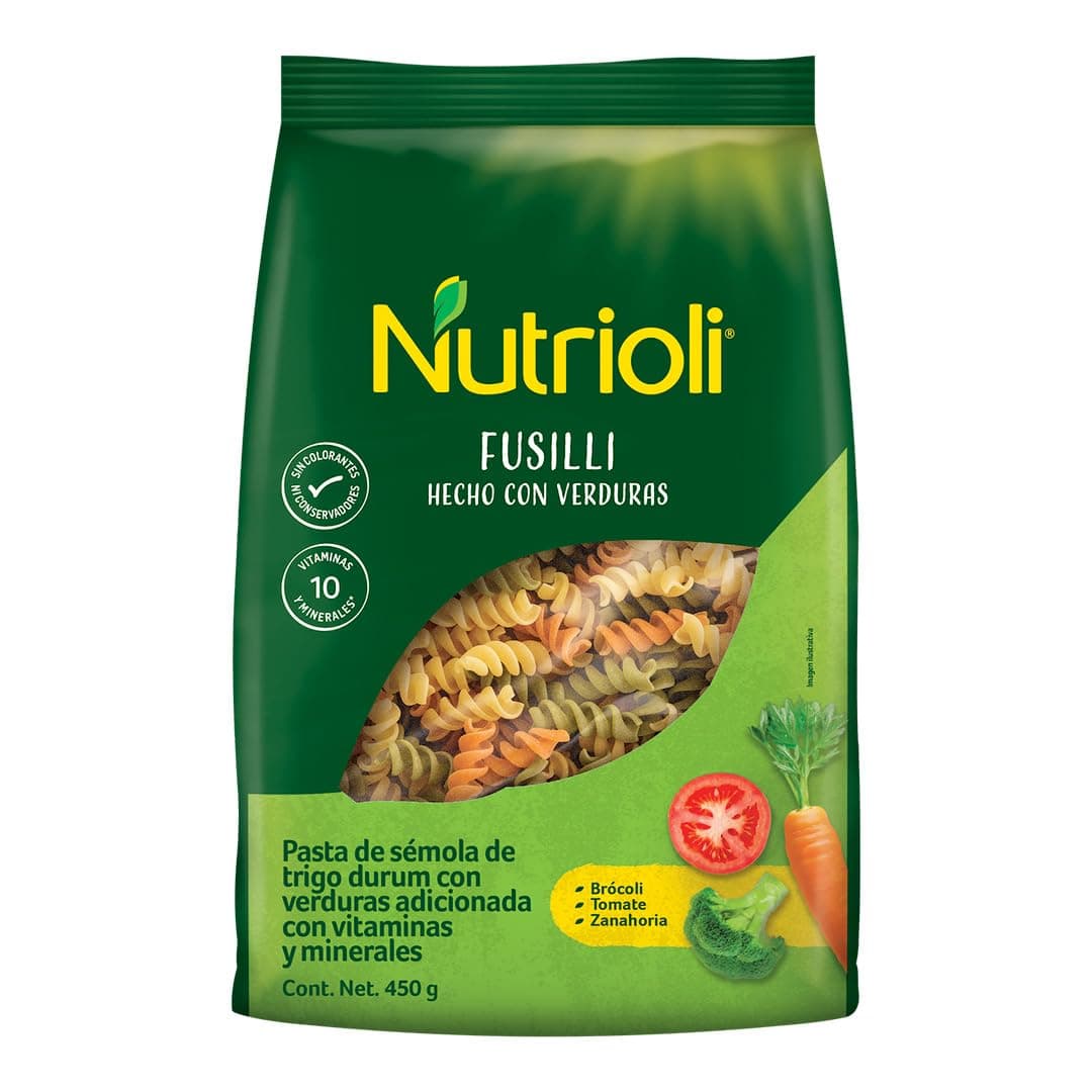 Nutrioli Pasta Fusilli hecha