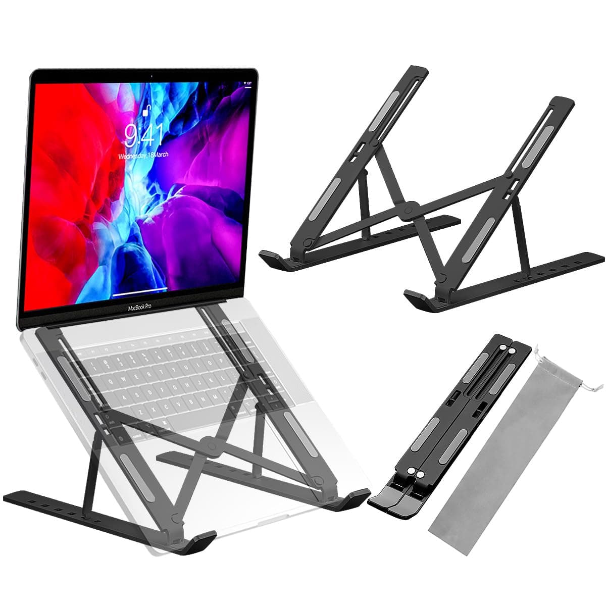 MXHIGO Soporte de Aluminio Portátil para Laptop