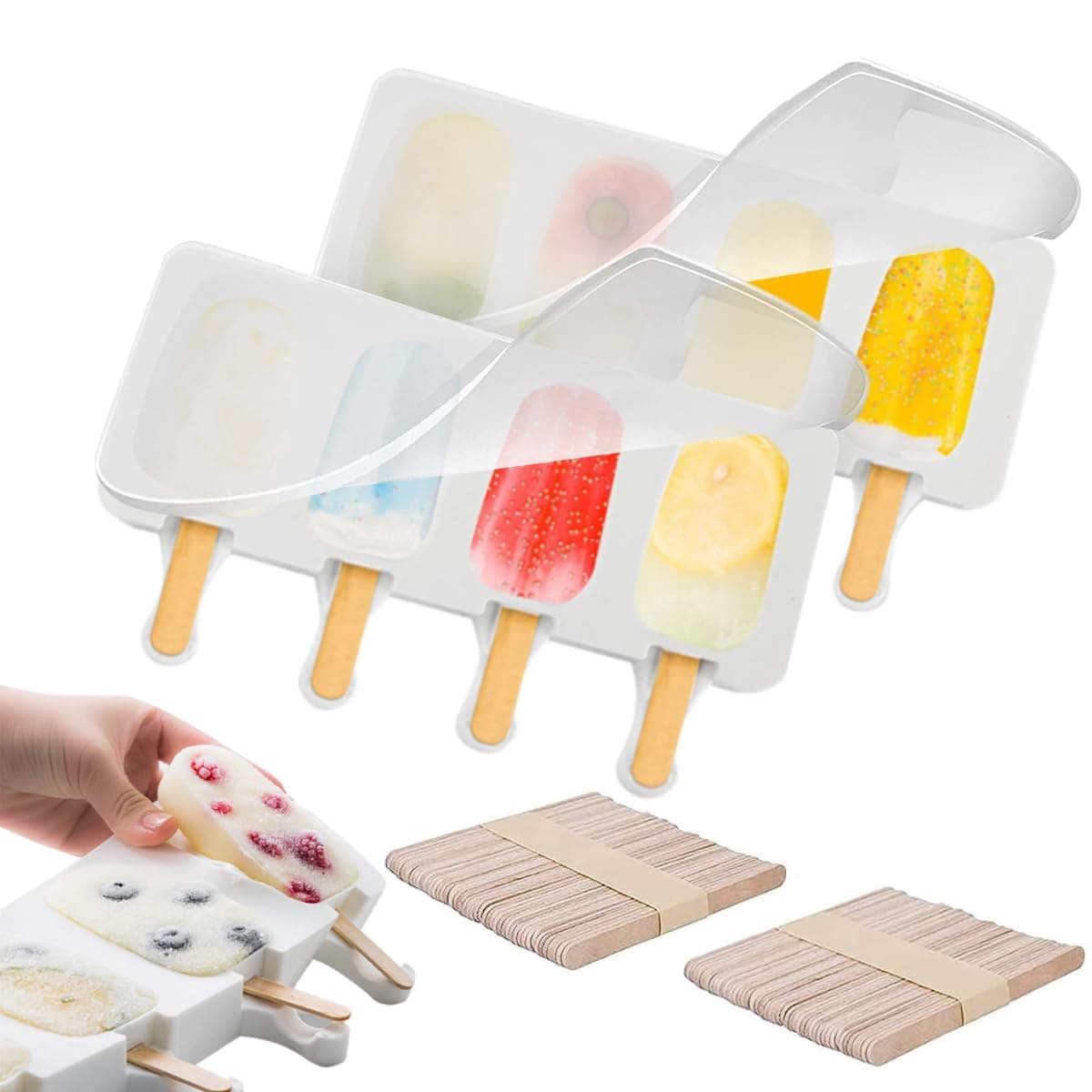 Moldes para Helados de Silicona