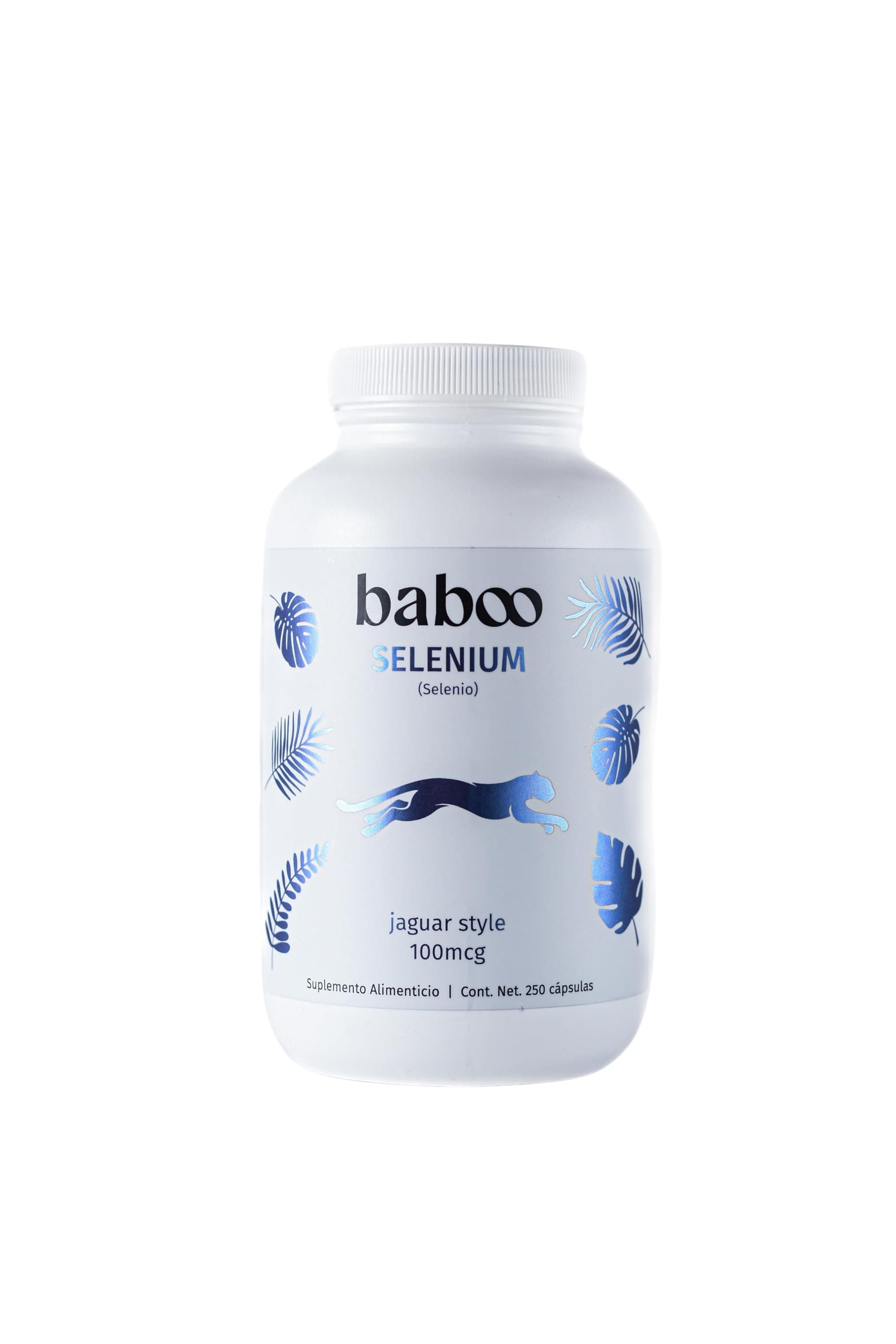 Baboo SELENIO PREMIUM 250 Capsulas 1 capsula de 400mg, 100mcg SELENIO Puro