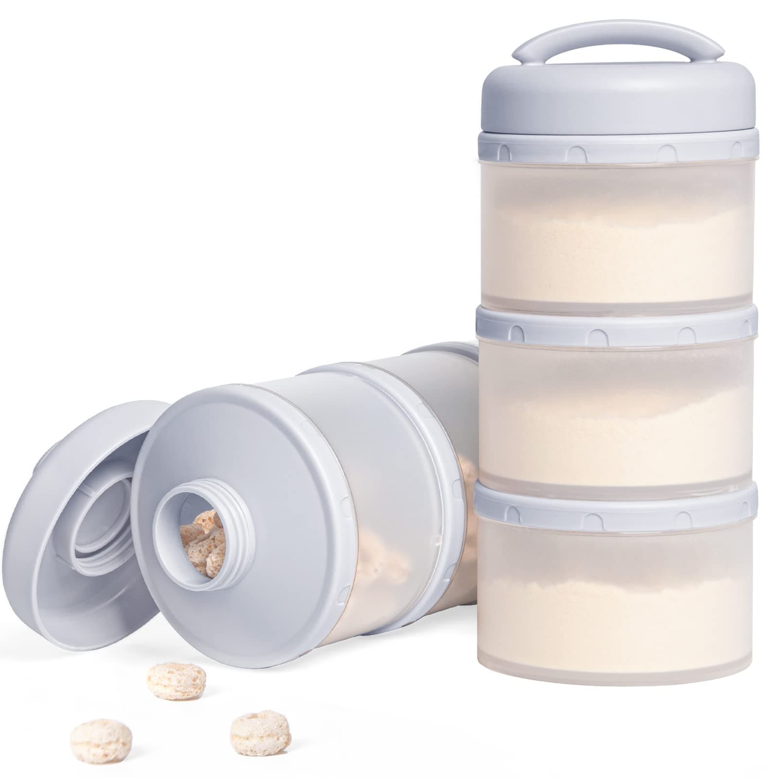 Termichy Dosificador de Leche en Polvo Dispensadores de Leche en Polvo Apilable Recipientes de