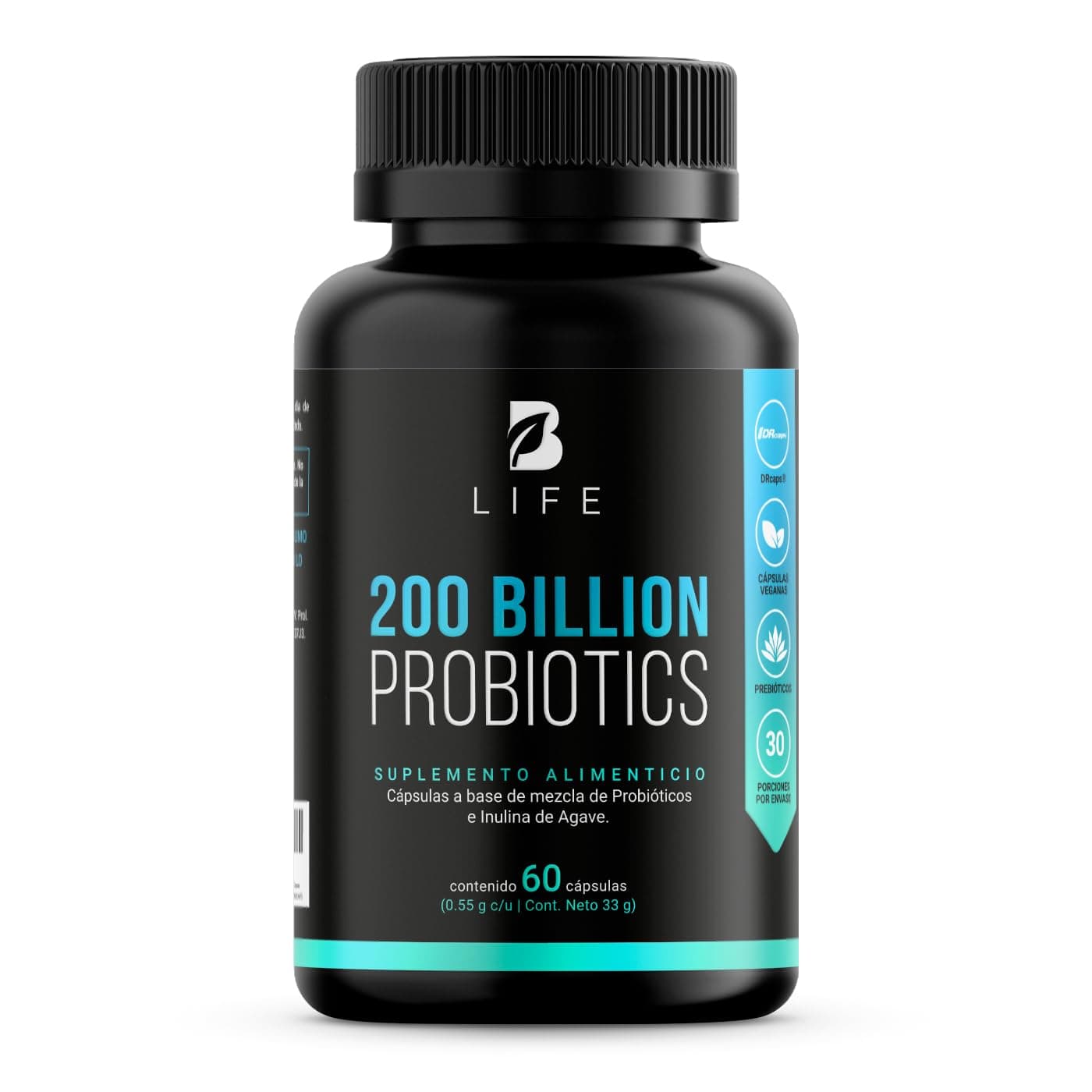 B Life 200 Billones de Probióticos Premium con 11 Cepas 60 DRcaps