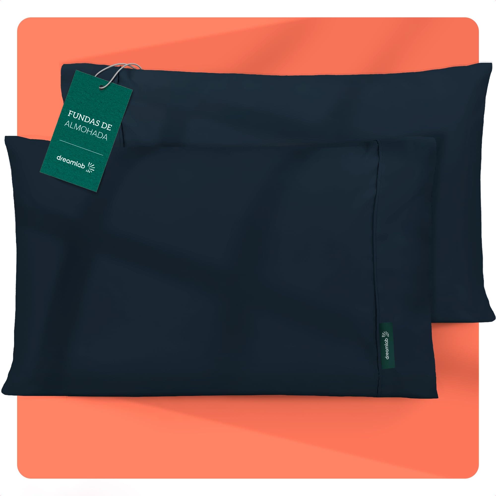 Dreamlab 2 Pack de Fundas de Almohada Premier 1800 Collection
