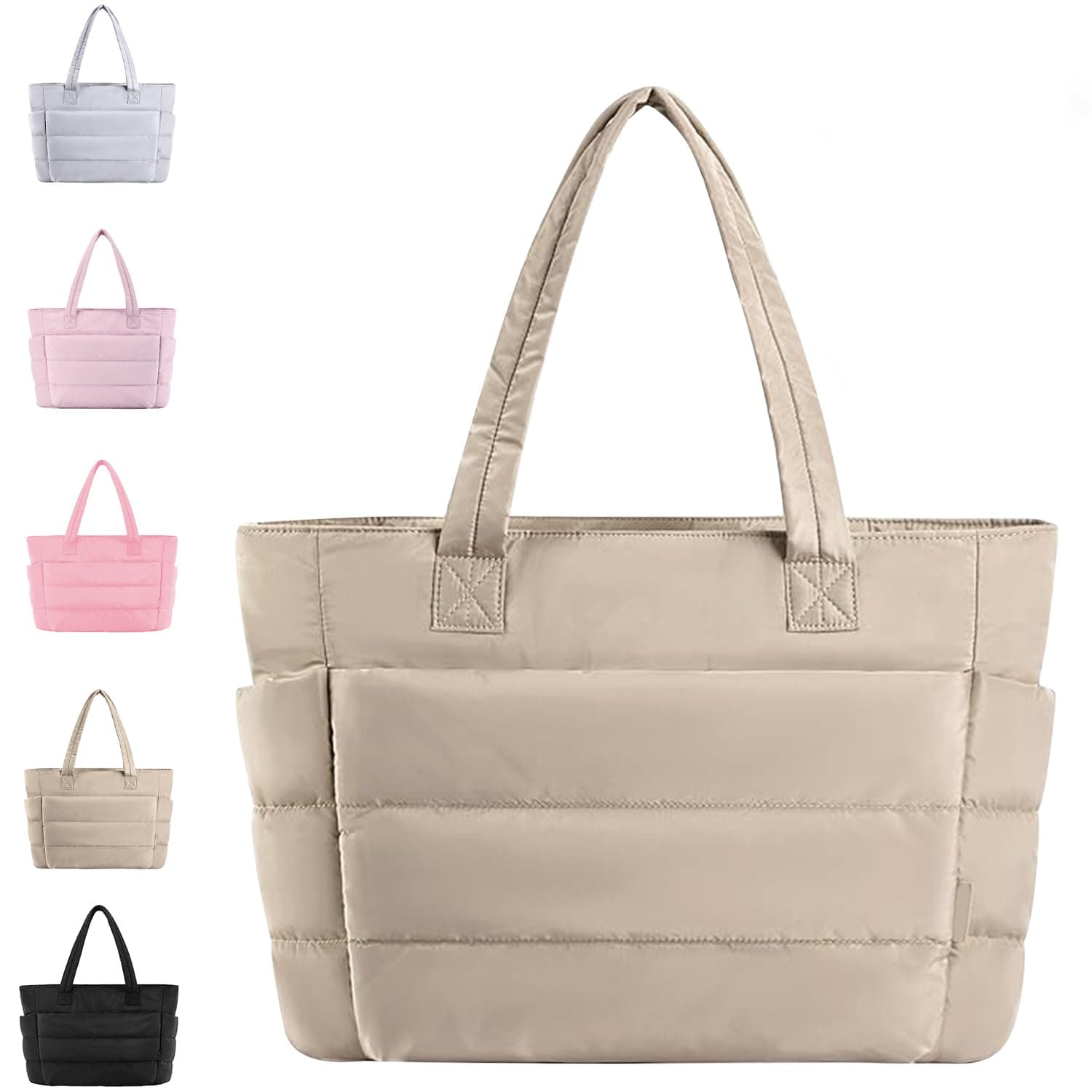 MXKJ-IU Bolsa Tote para Mujer,bolso de Mano Ligero y Mullido