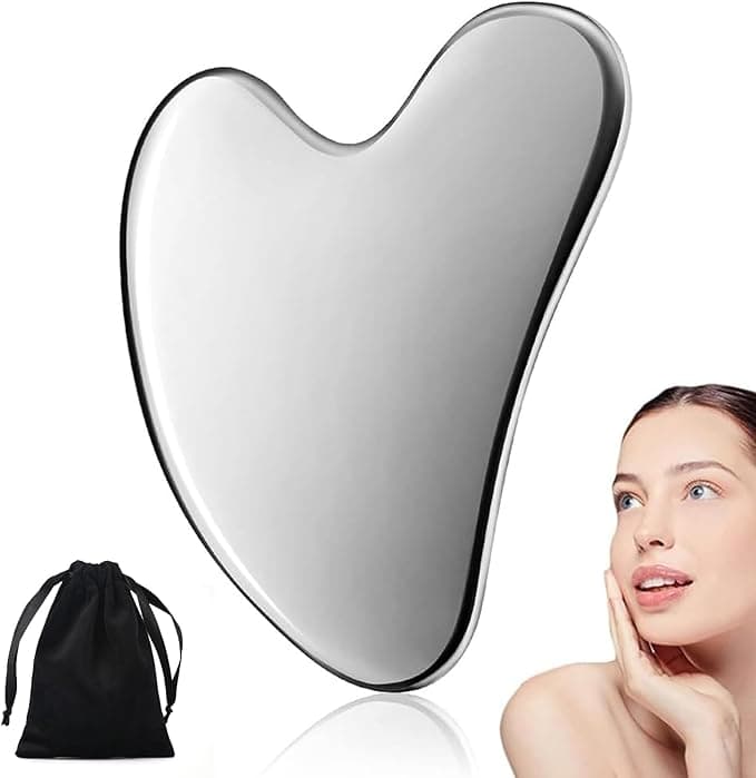 Gua Sha Herramienta de Masaje de Acero Inoxidable