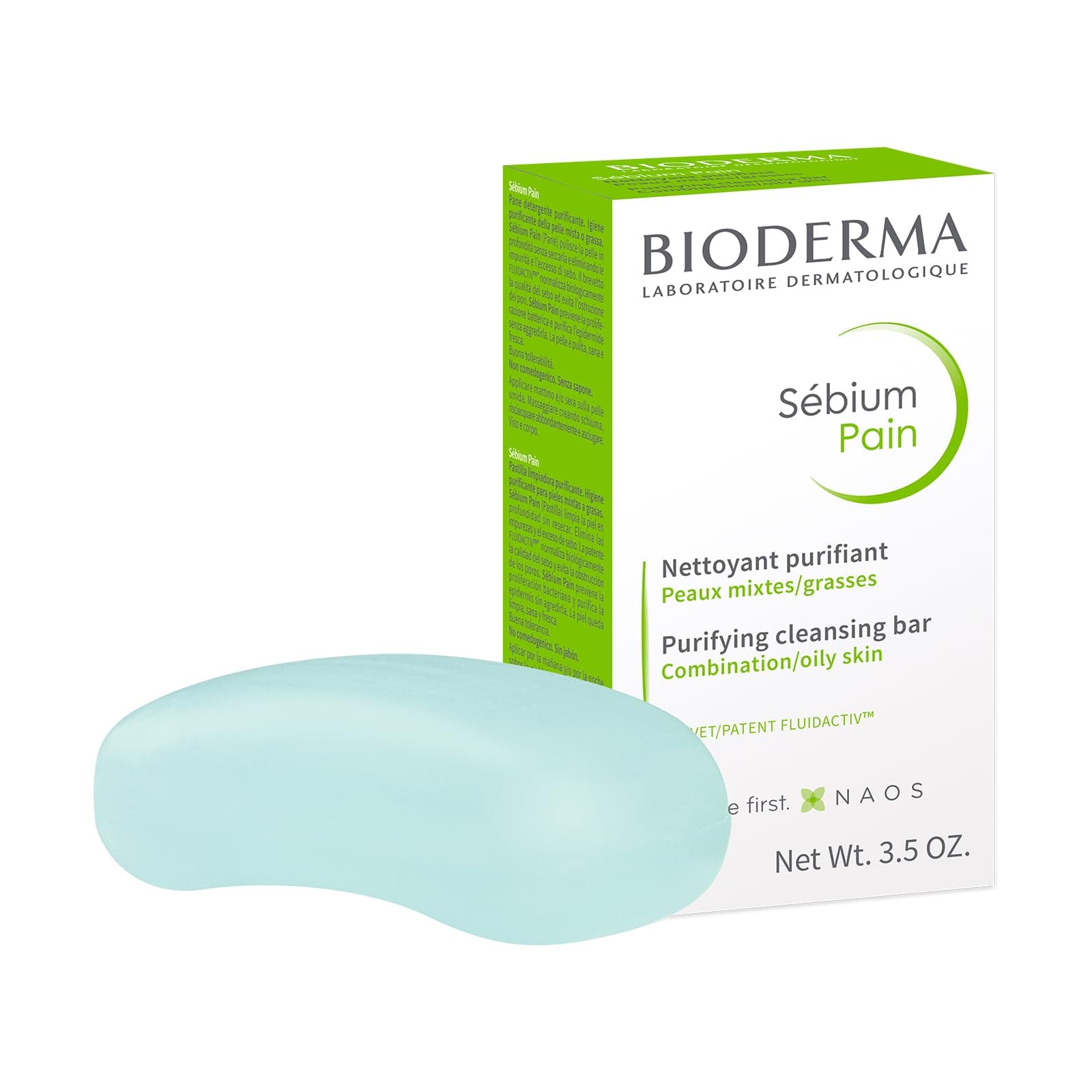 BIODERMA, Sébium Barra Limpiadora Purificante, Previene Imperfecciones, Piel Sana y Fresca