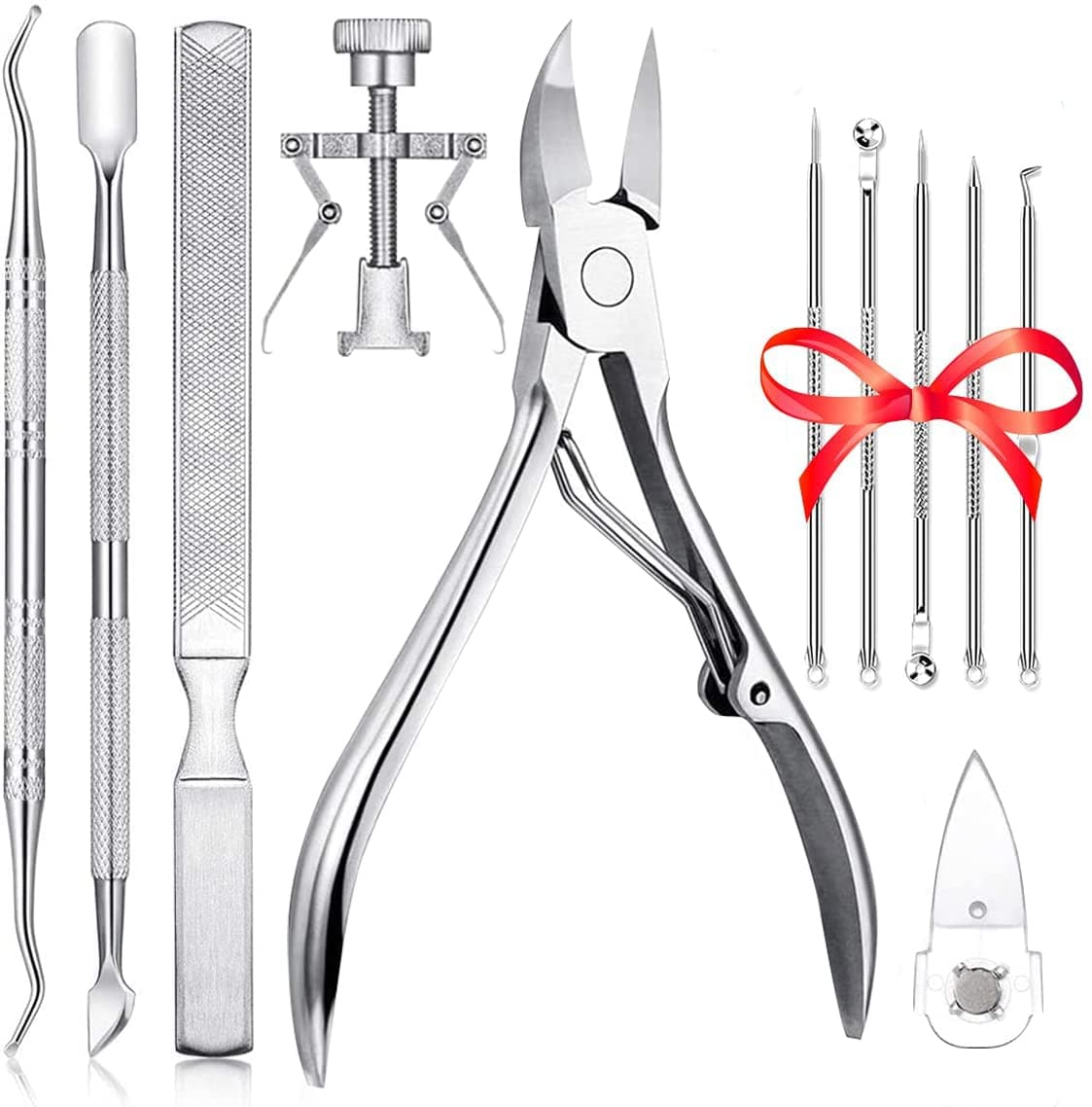 Kit de Herramientas para Uñas Encarnadas, 11 Kits Que Contienen Cortaúñas y Herramientas para