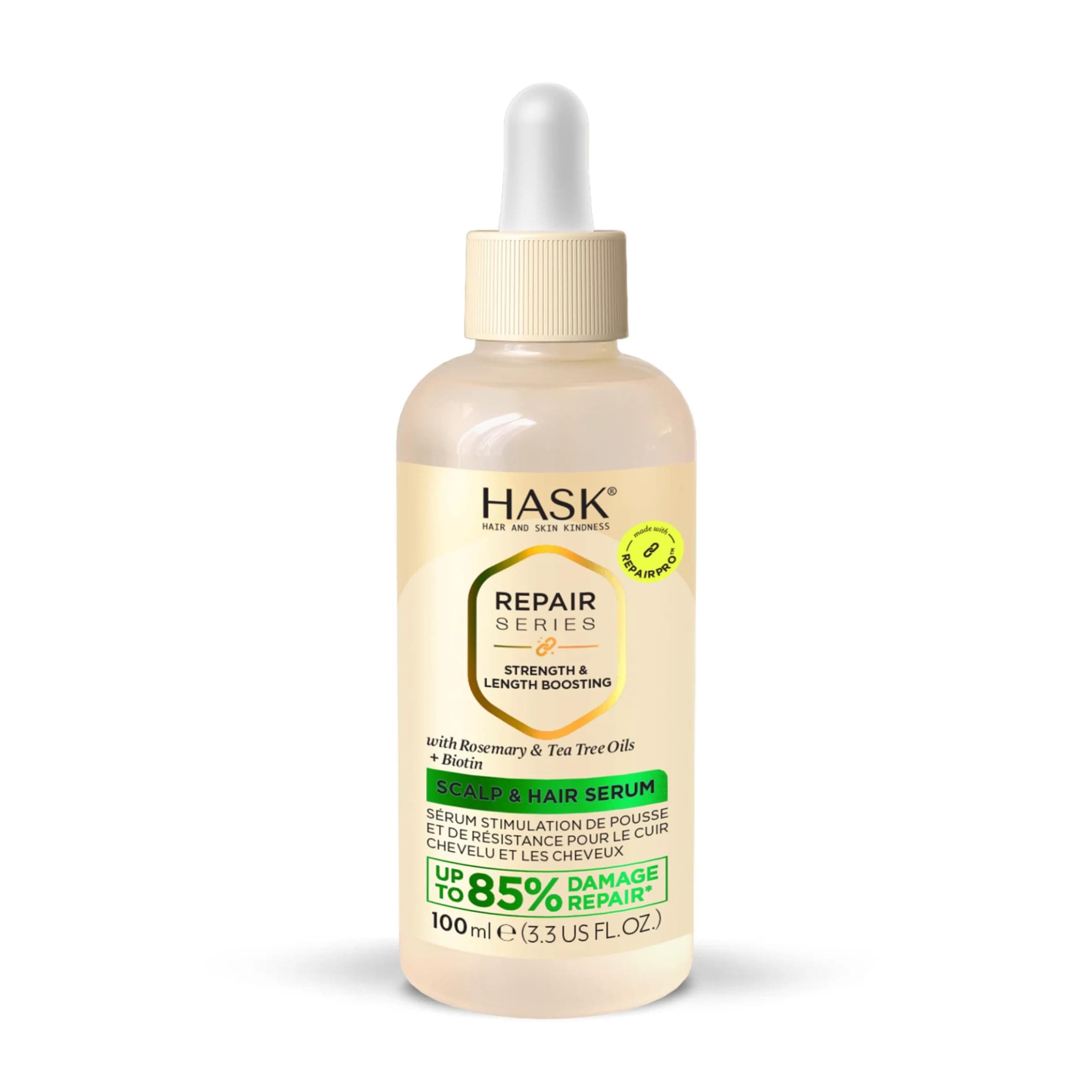 HASK, Longer & Stronger, Suero Capilar, Fortalece y Engrosa el Cabello