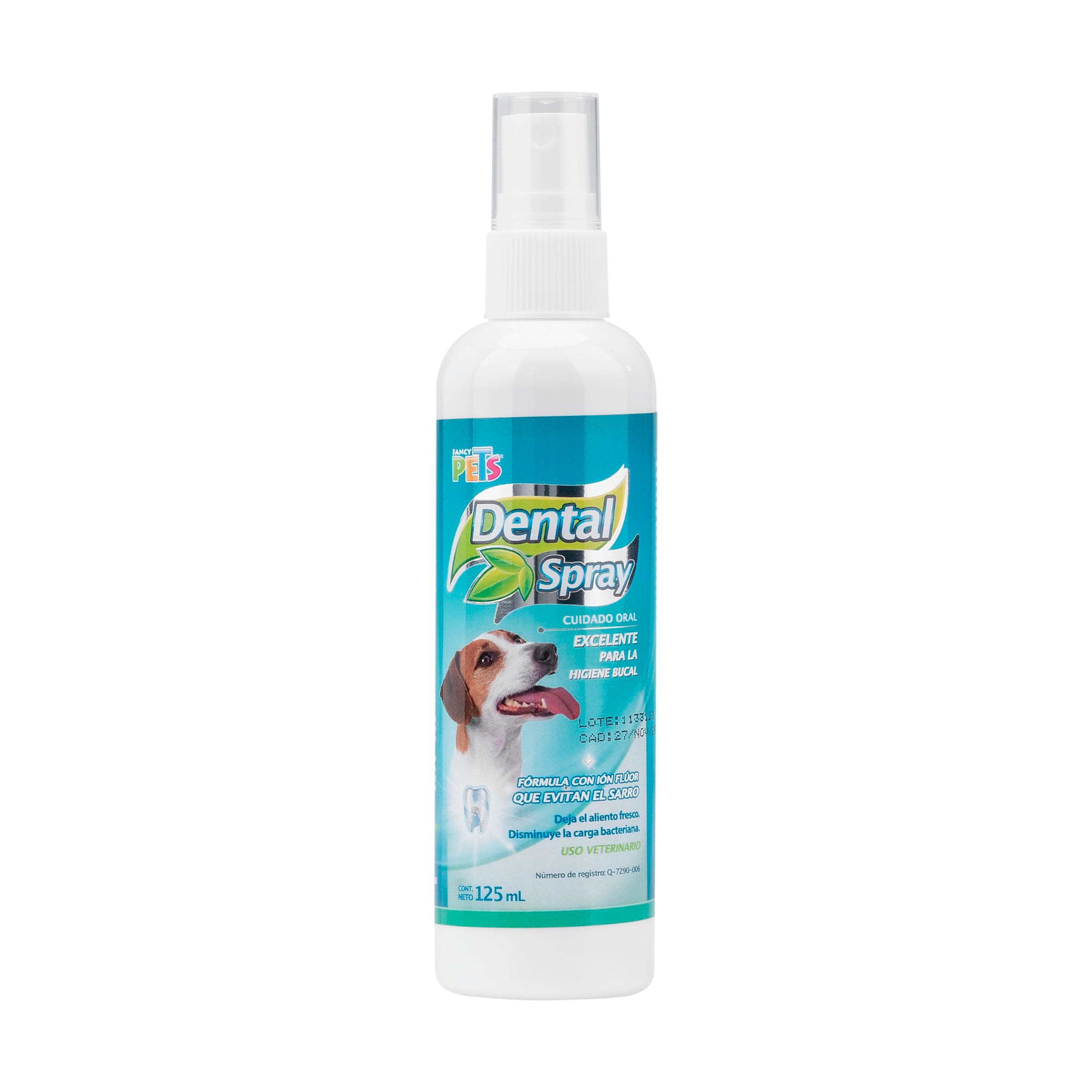 Fancy Pets Spray Dental 125 Mililítros Anti Sarro para Perro