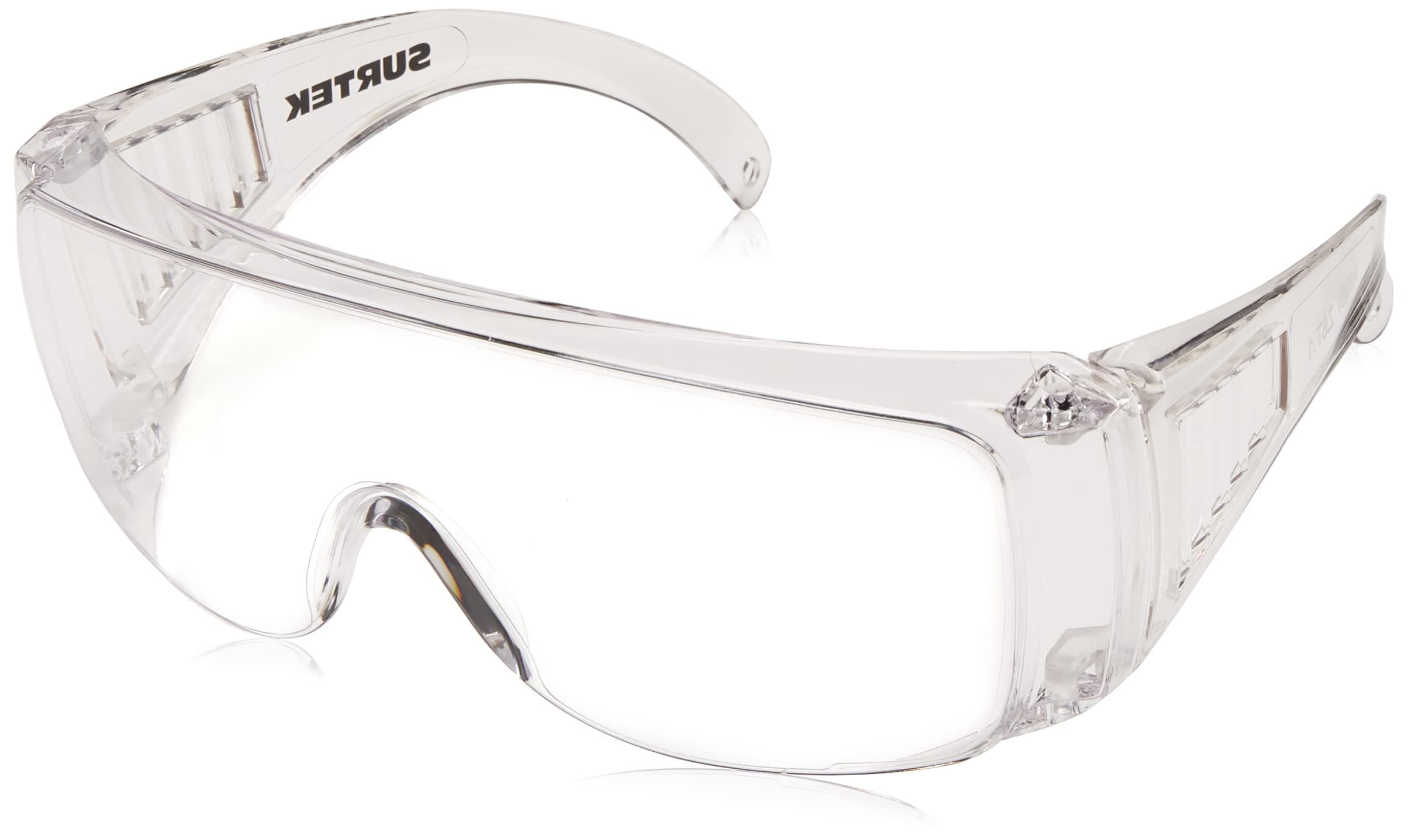 Surtek 137323 Lentes de seguridad modelo tradicionales, transparentes