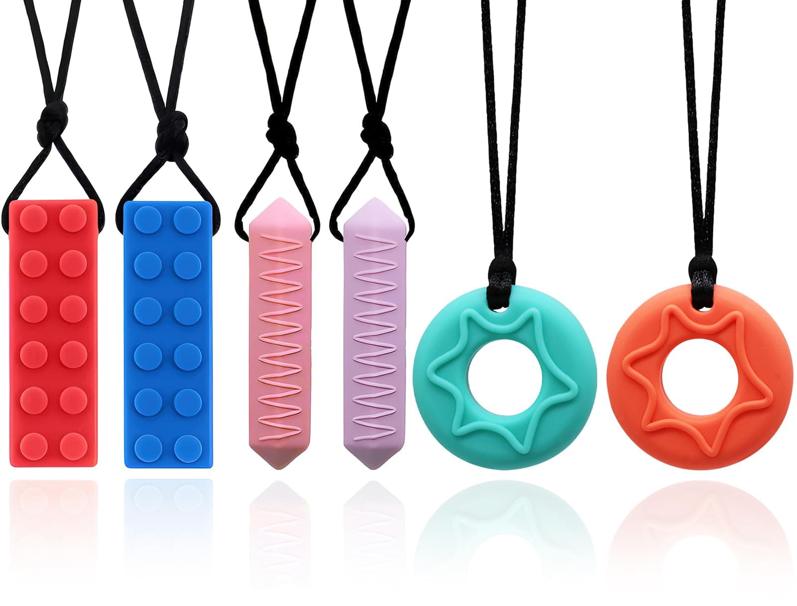 YCQYNHQ Collar Mordedor Sensorial 6pcs