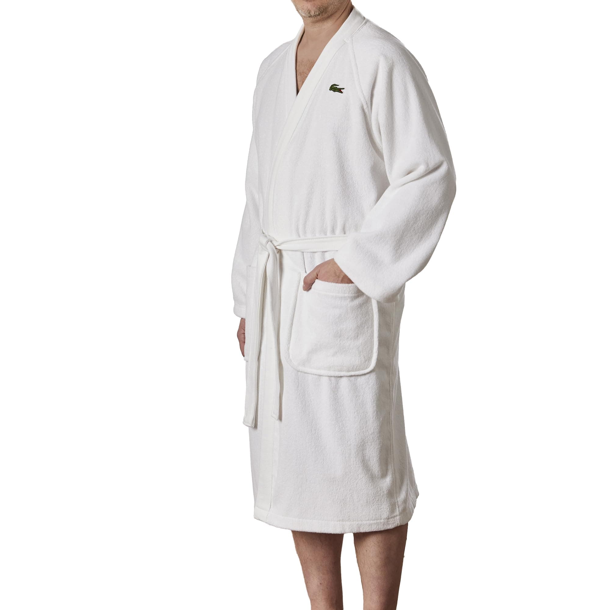 Lacoste Bata de baño Classic Pique 100% algodón