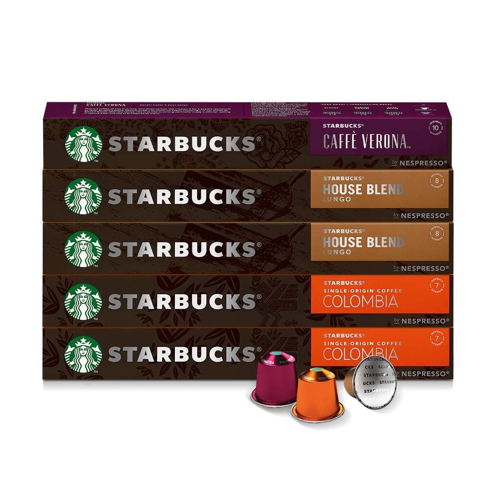 Starbucks by Nespresso, Café Mild 50 cápsulas Original