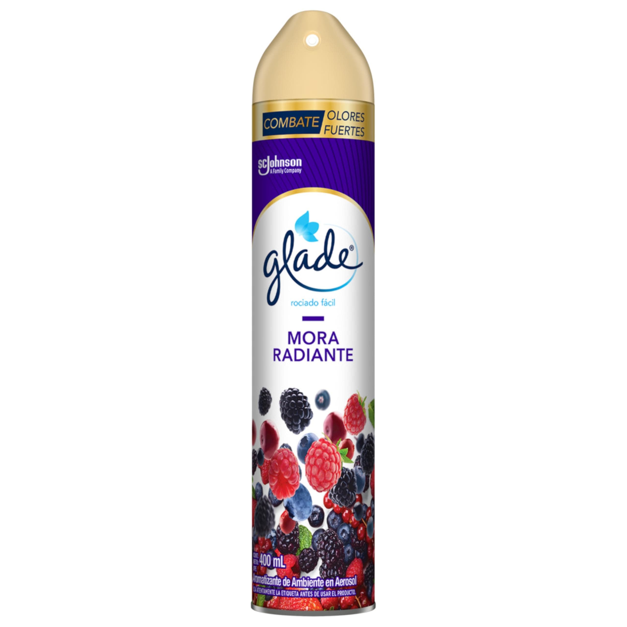 Glade Aromatizante para Hogar Aerosol Mora Radiante, 400 ml