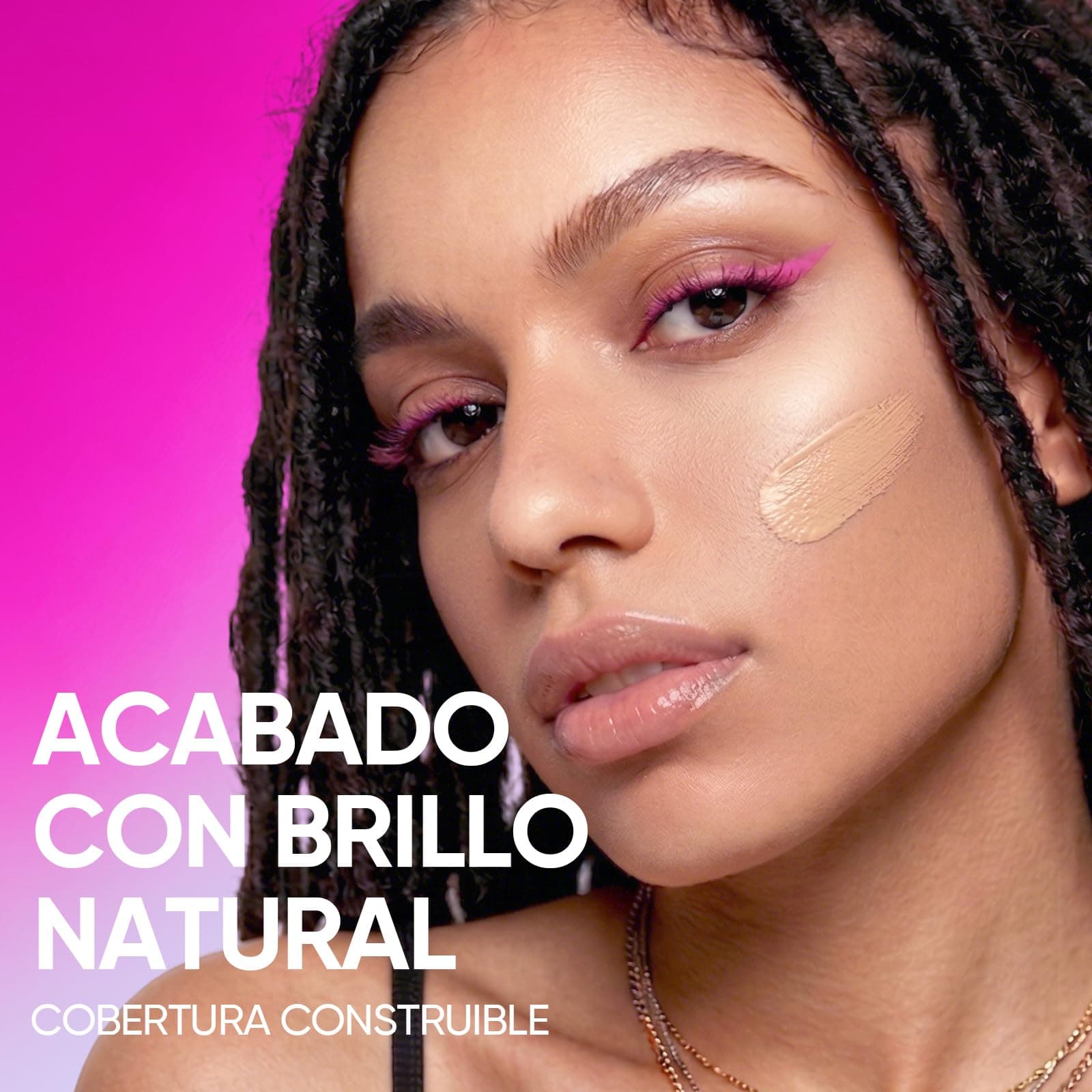 SKINTIFIC Base de Maquillaje Cushion de Alta Cobertura y Acabado Glow