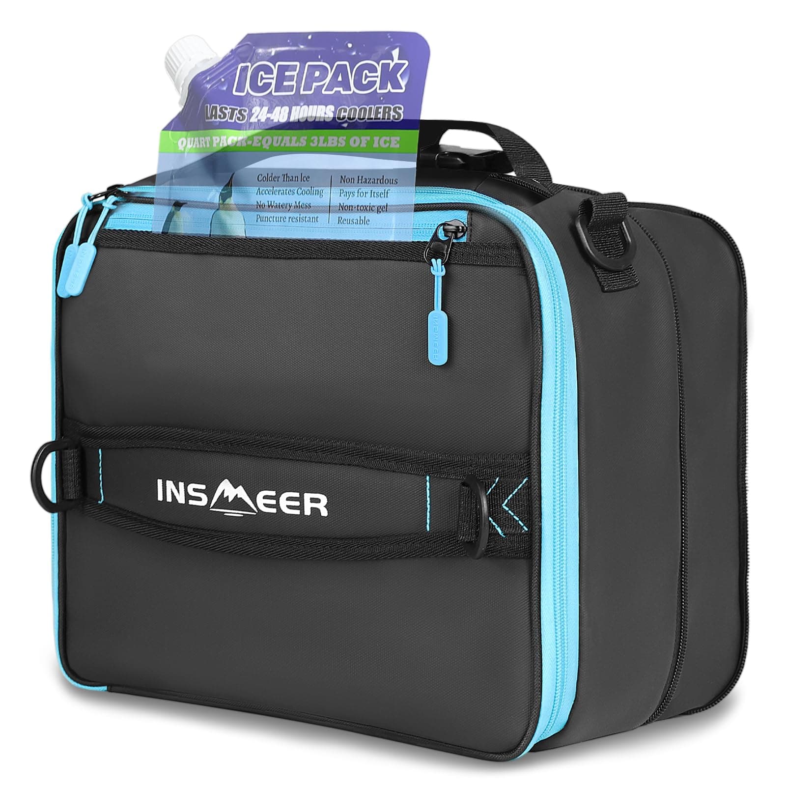 INSMEER Bolsa de Almuerzo Plegable Grande