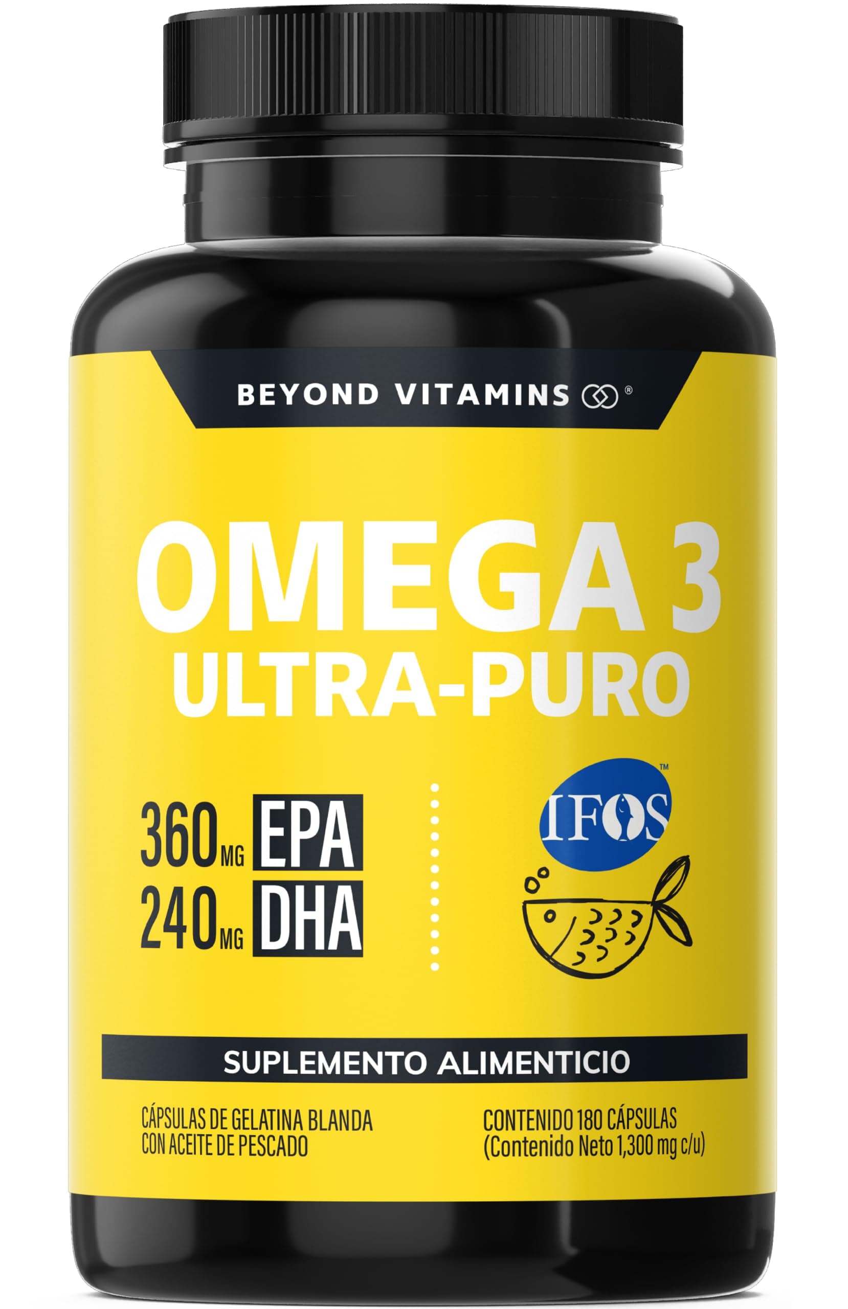 Omega 3 Premium 1000mg Certificado IFOS