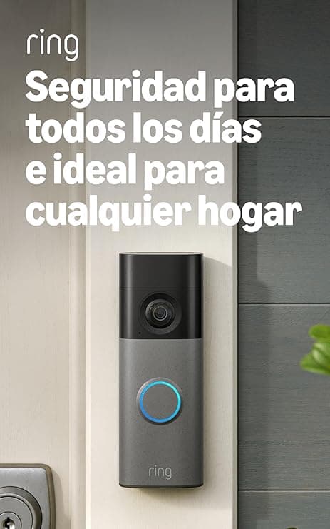 Videotimbre inalámbrico Ring (último modelo): Retinal 2K