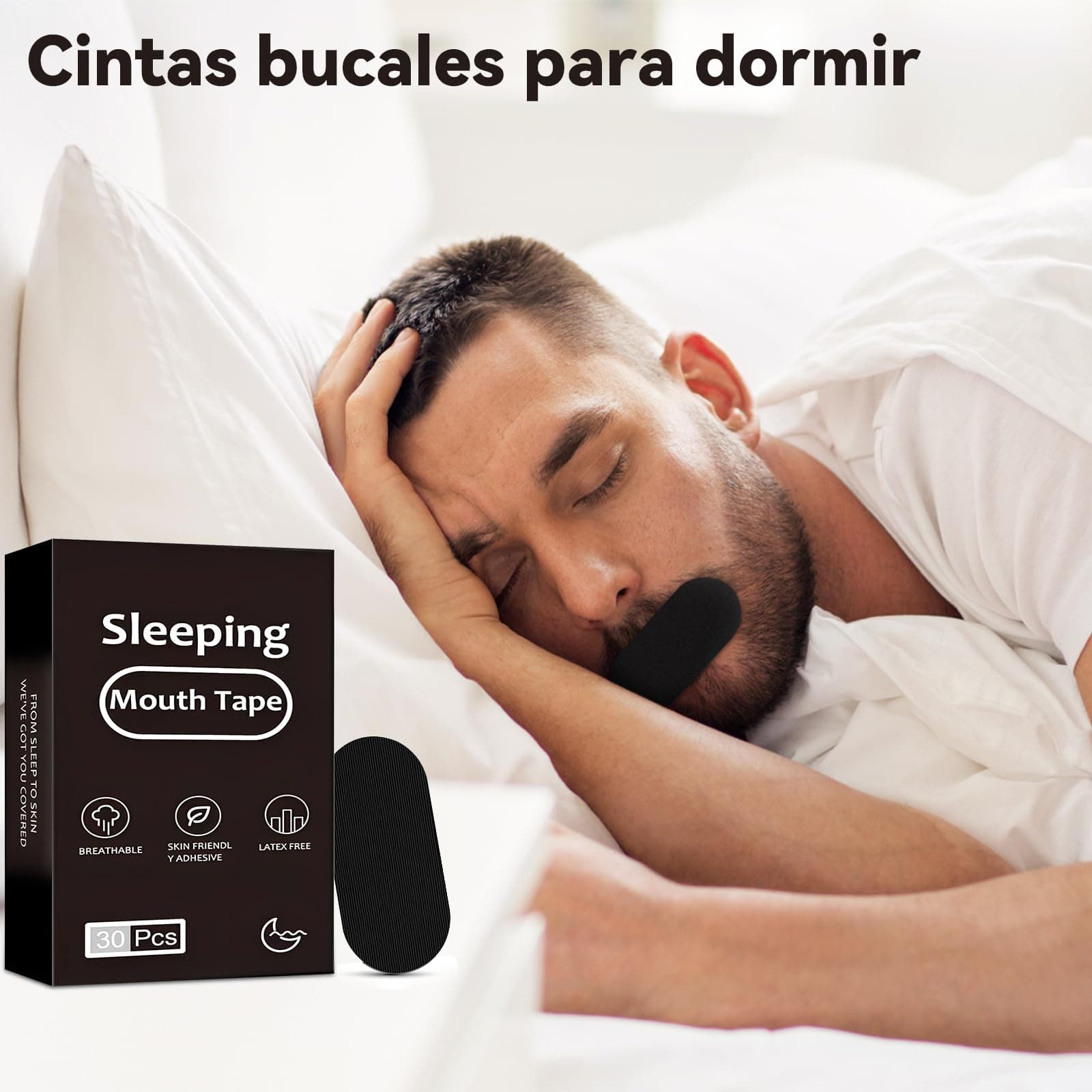 LUHI mouth tape,Bucales Antirronquidos, Bucales Antirronquidos, Cinta Bucal para Dormir