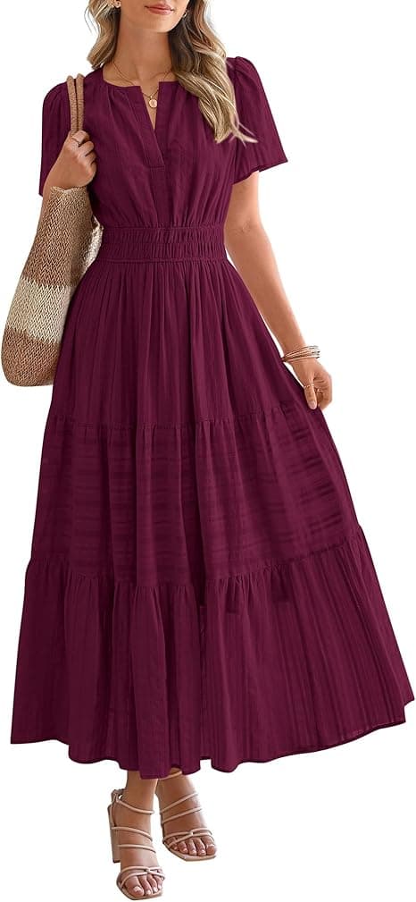 Vestido largo casual de verano 2025