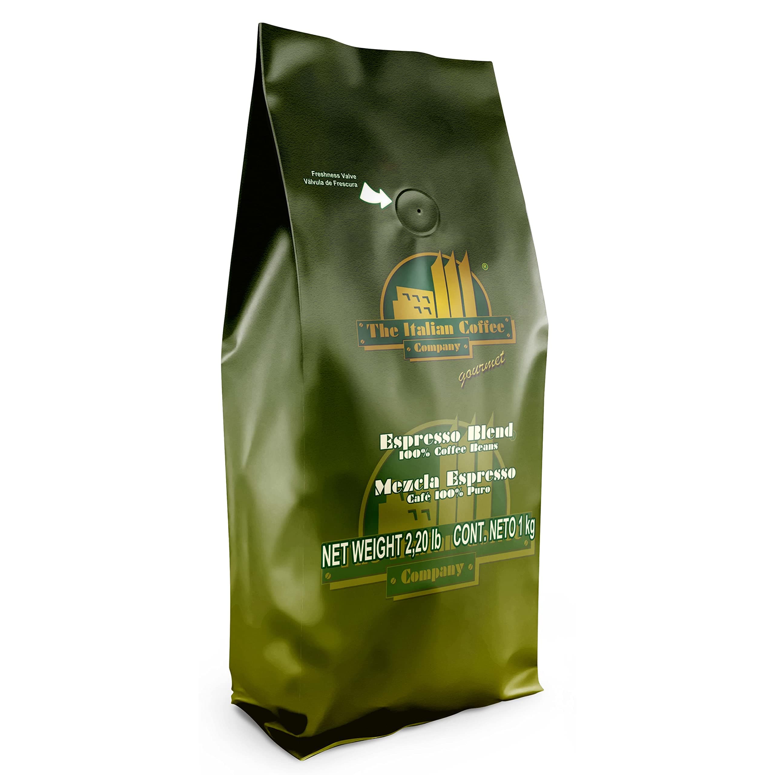 Café en grano tostado Mezcla Espresso, Bolsa 1 kilogramo