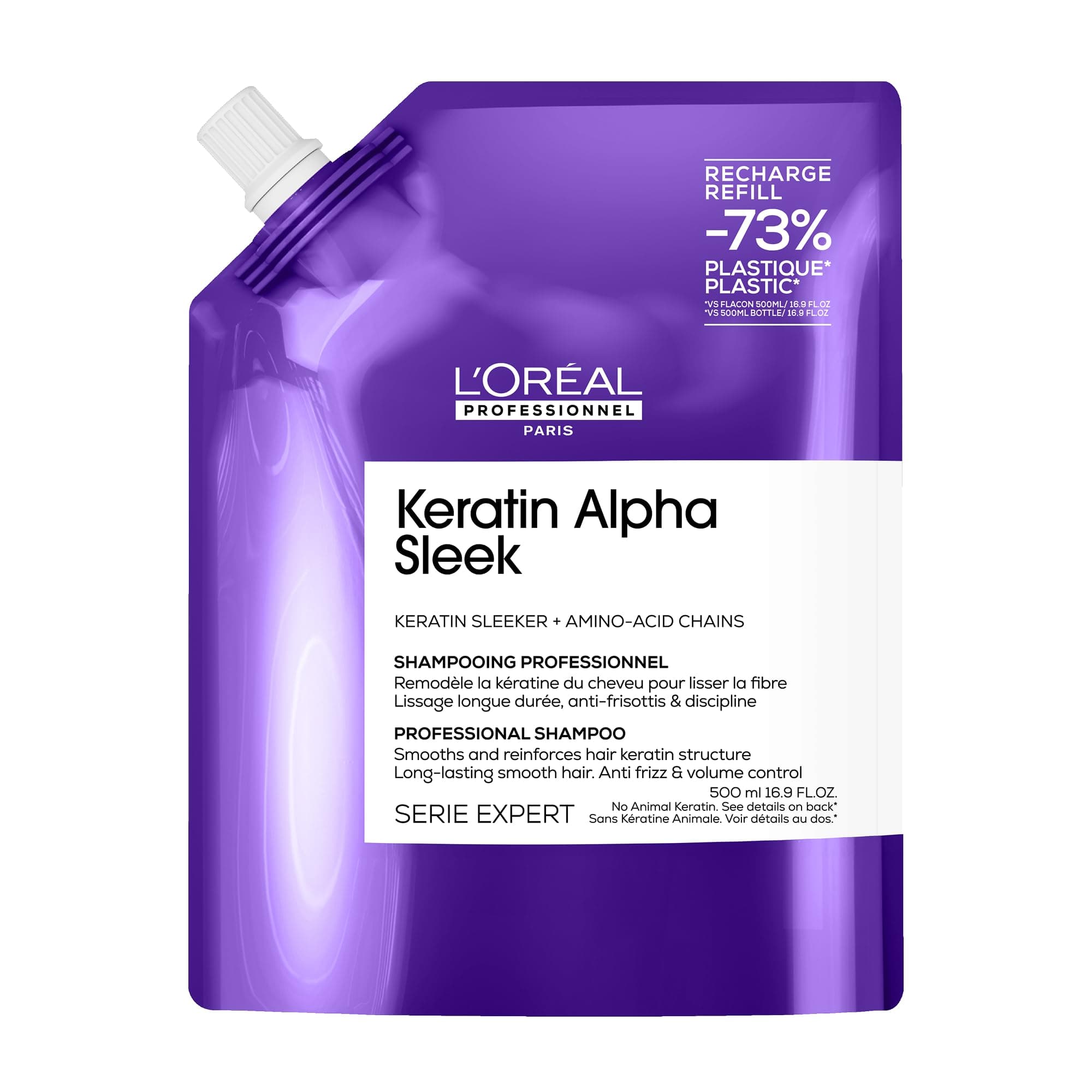 L'Oréal Professionnel Keratin Alpha Sleek Refill 500ml