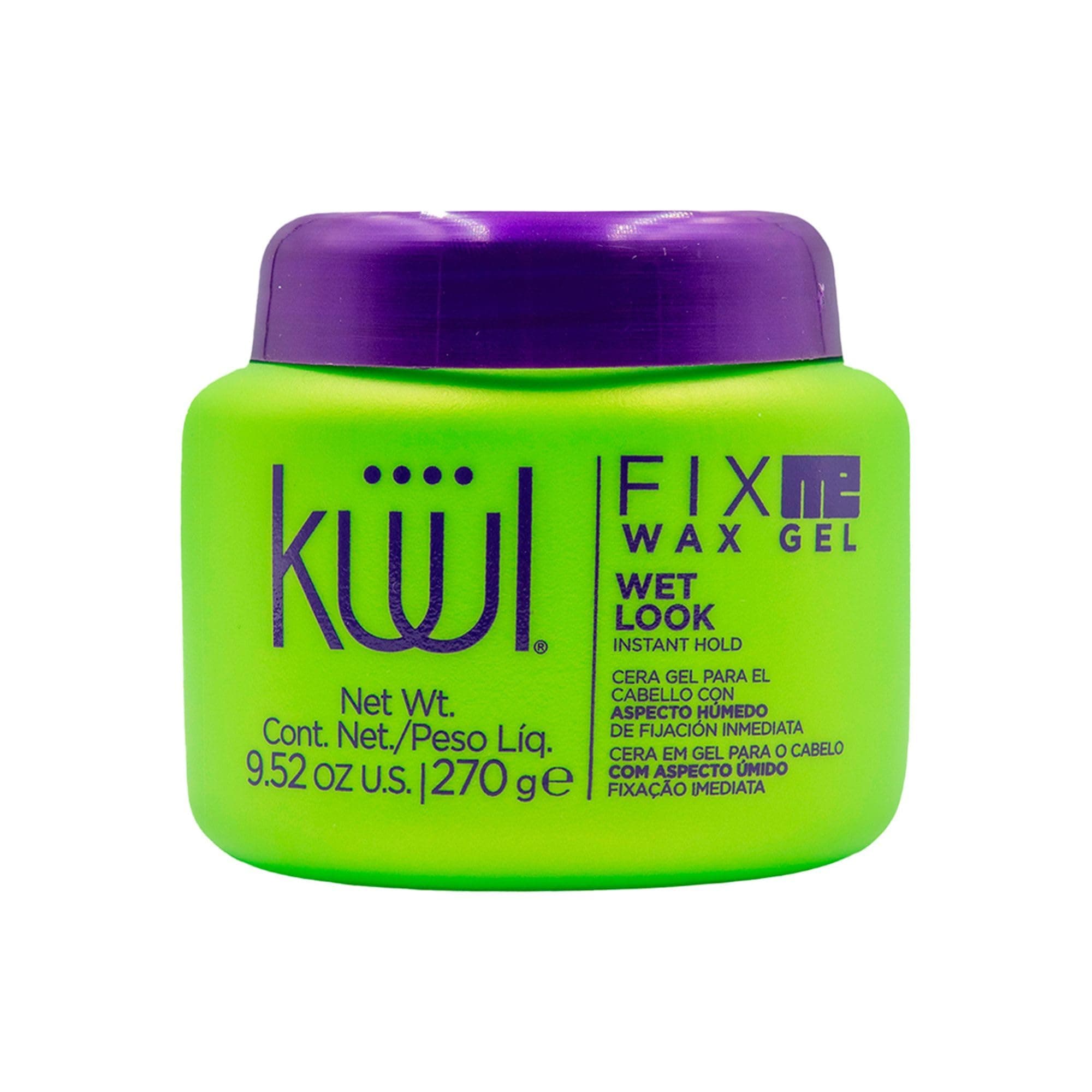 KÜÜL Fix Me Wax Gel Wet Look Cera Fijación Inmediata Efecto Húmedo 270 g