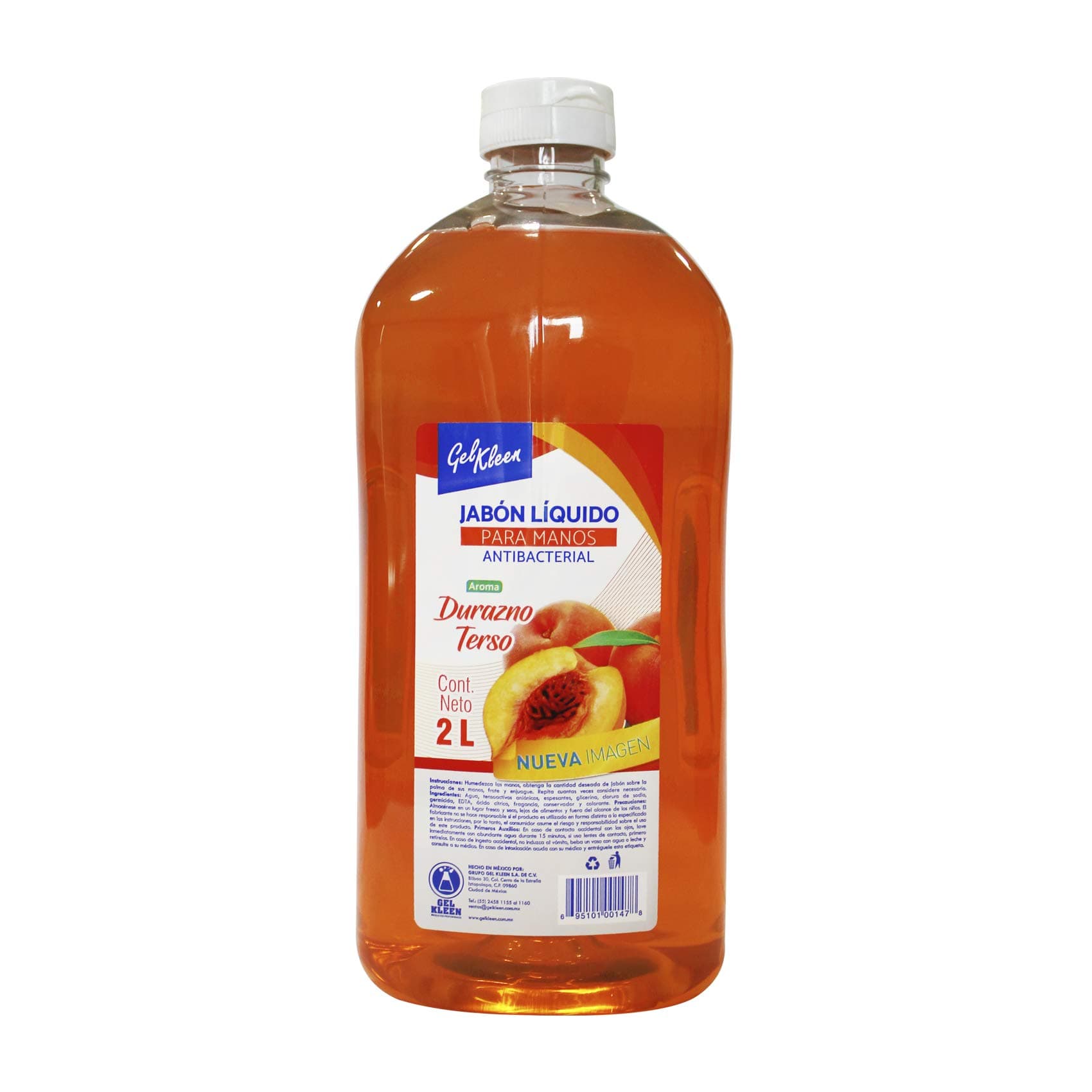 Gel Kleen. Jabón Líquido Antibacterial para Manos