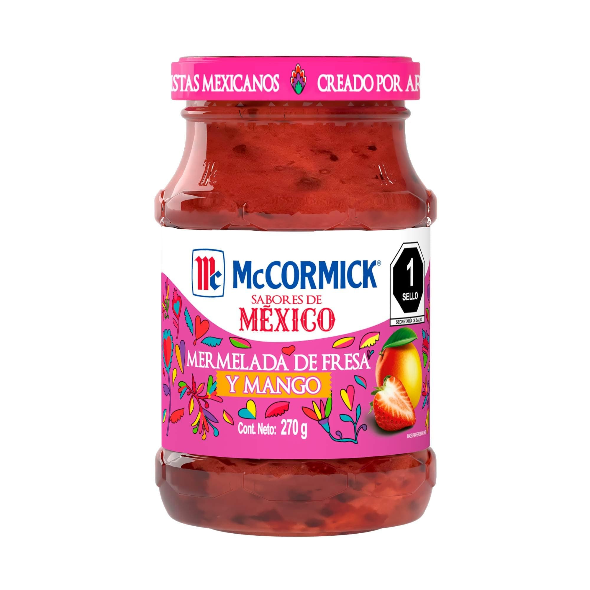McCormick Mermelada Sabores de México fresa y mango 270 g
