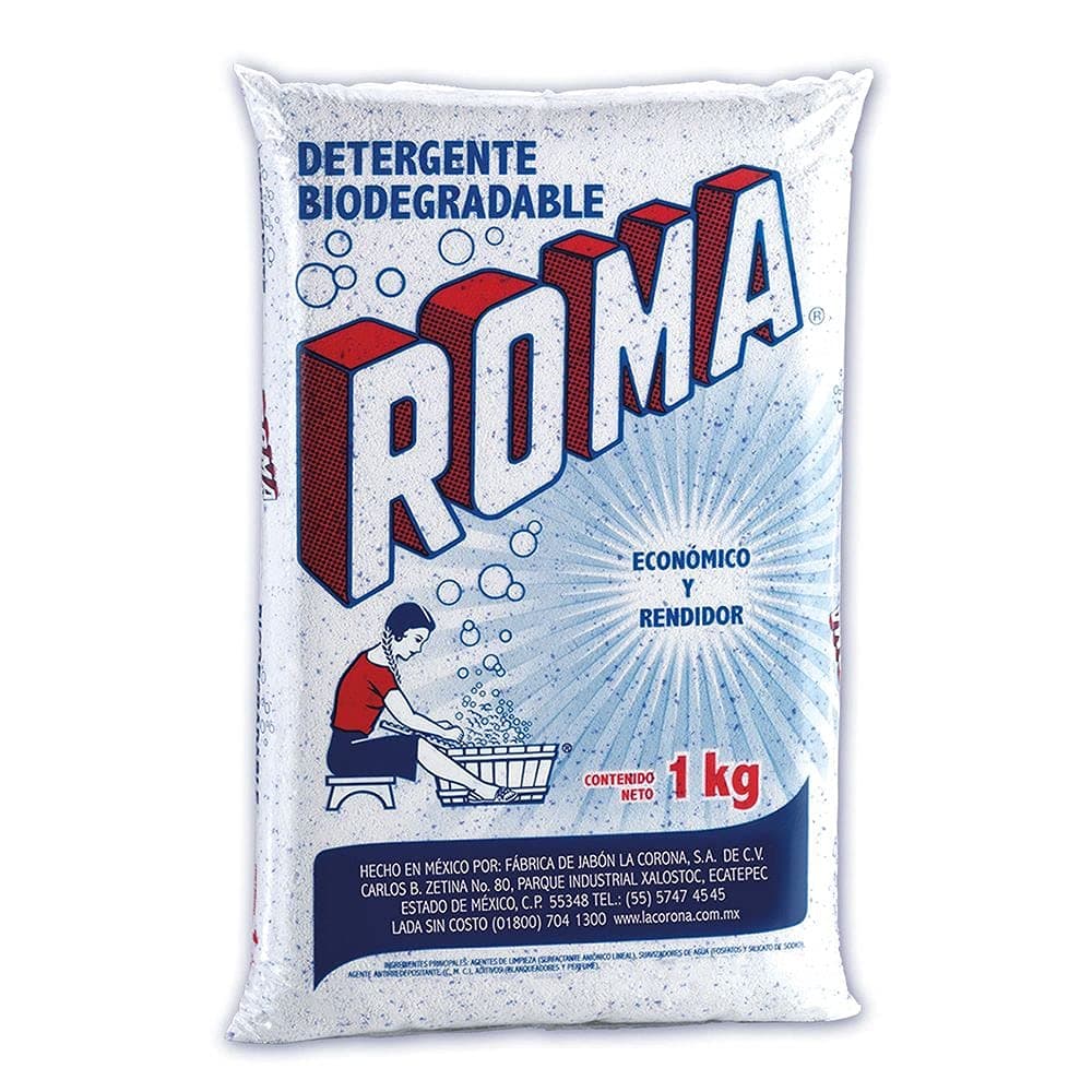 Roma Detergente En Polvo Para Ropa Roma (1000 Gr), Pack of 1