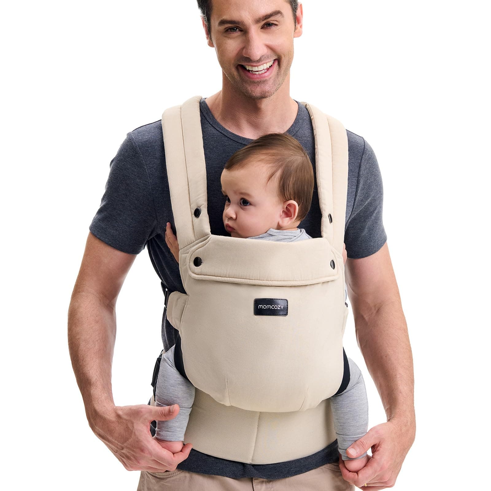 Momcozy Portabebés, Capacidad de Peso de 3,2 kg a 20,4 kg