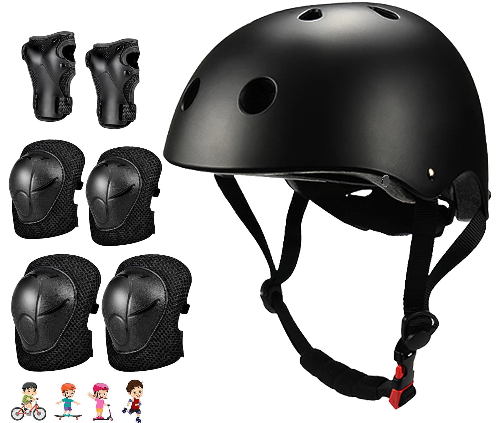 UIEYAKFR Juego Casco Bicicleta para Niños