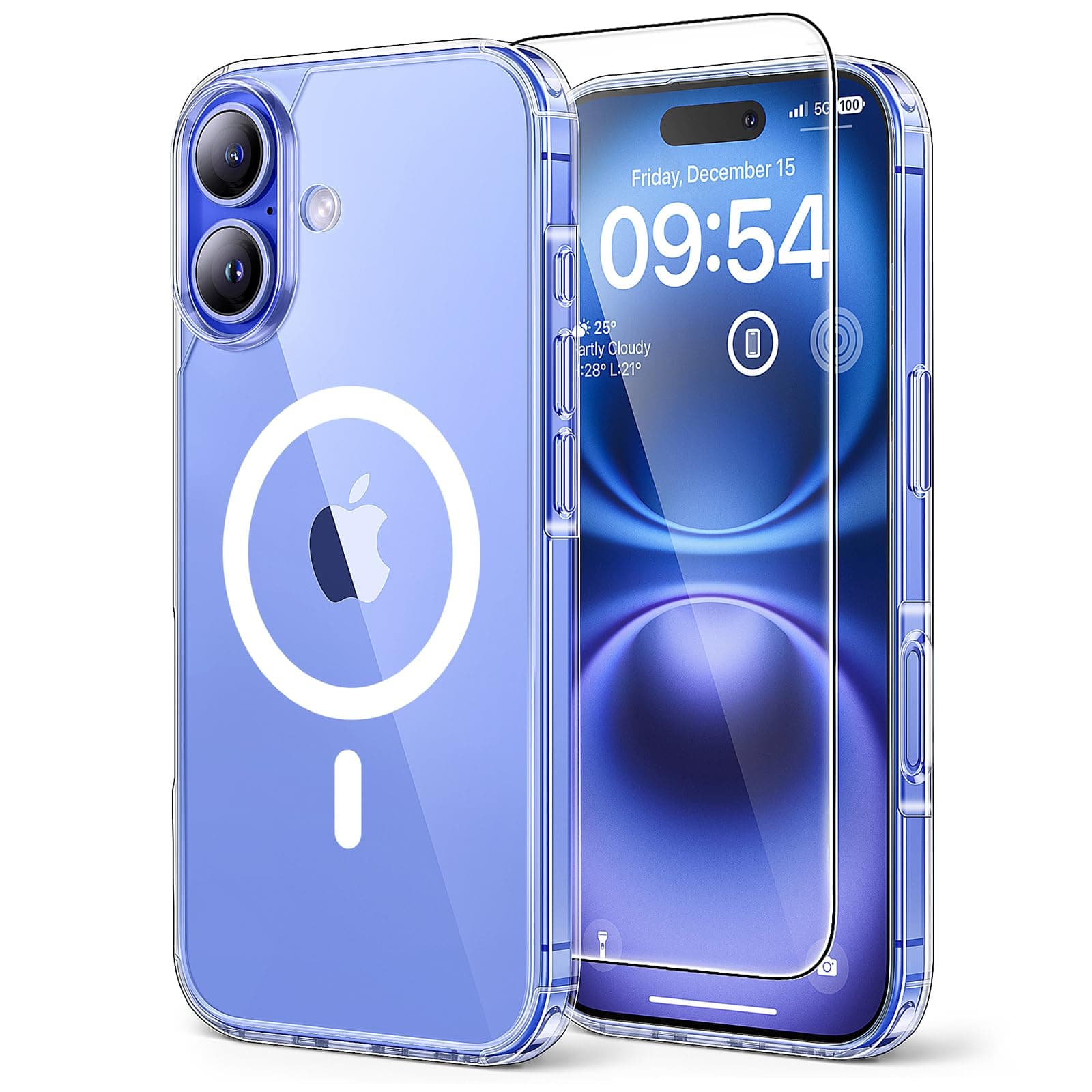 TAURI Funda para iPhone 16 6.1 Pulgadas