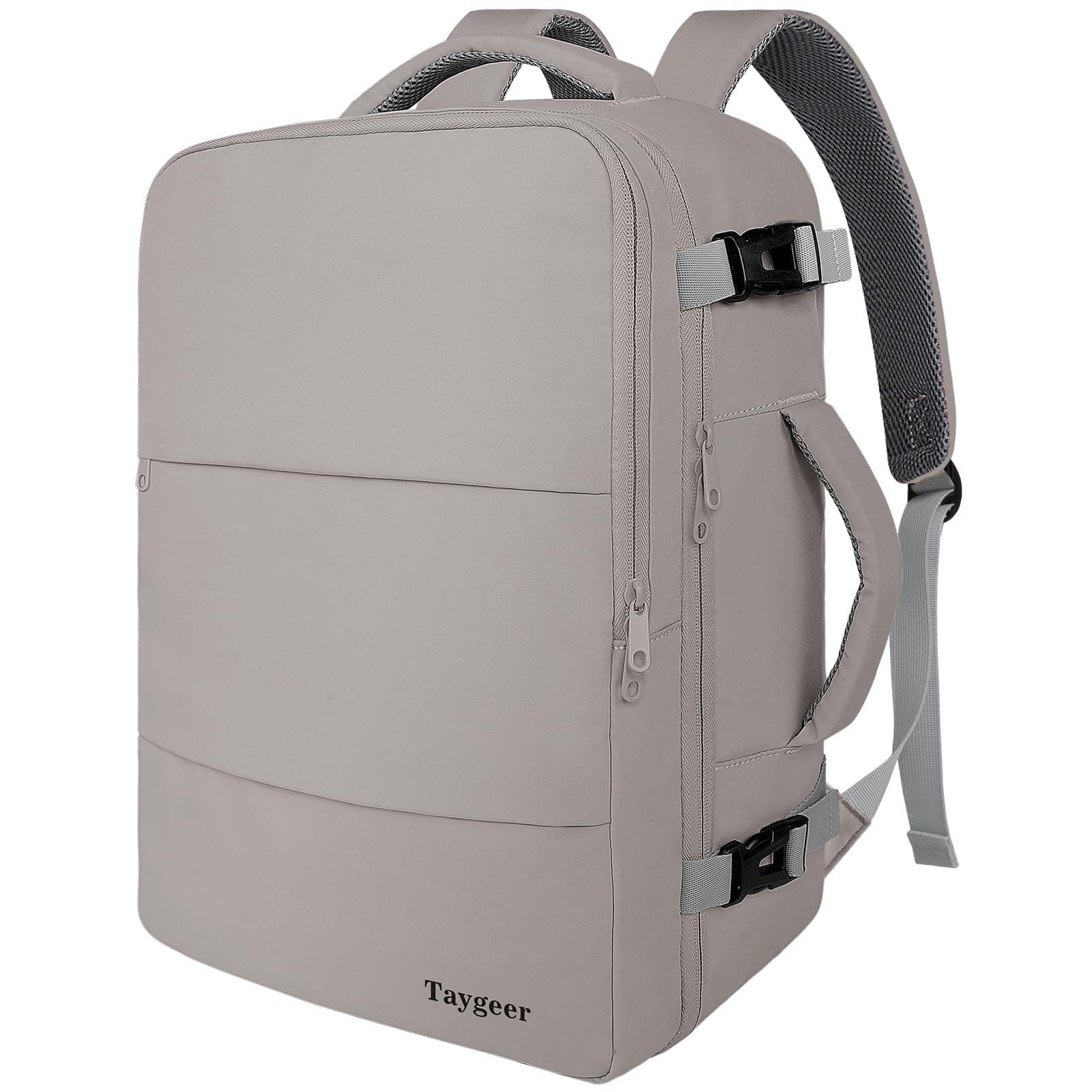 Taygeer Mochila de Viaje 10 kg Avión 40L para Hombre y Mujer, Marrón