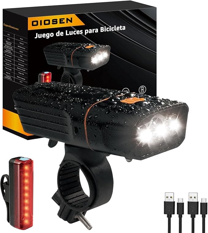 OIOSEN Luces para Bicicleta 1000 LM
