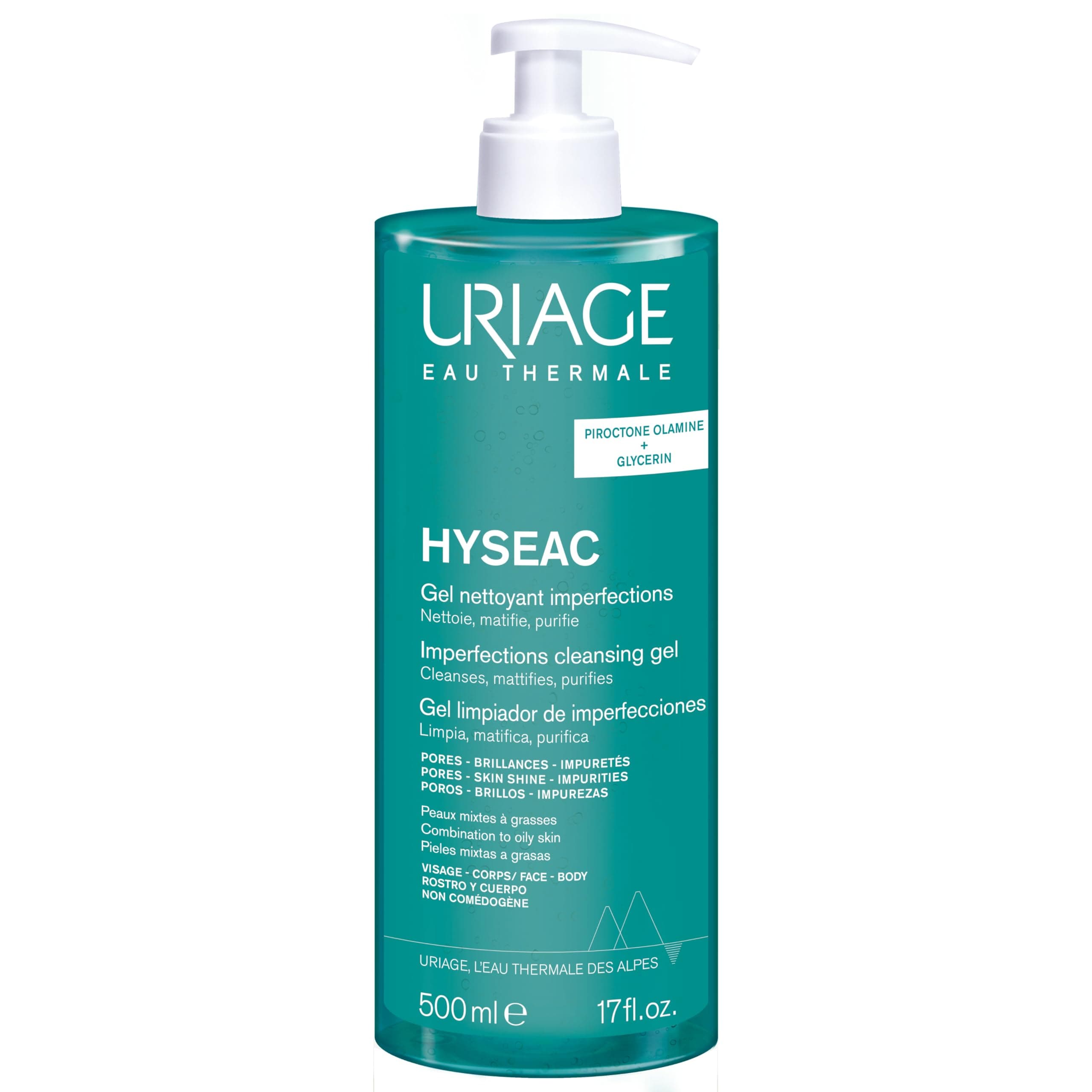 Uriage Hyseac Gel limpiador piel mixta a grasa 500ml