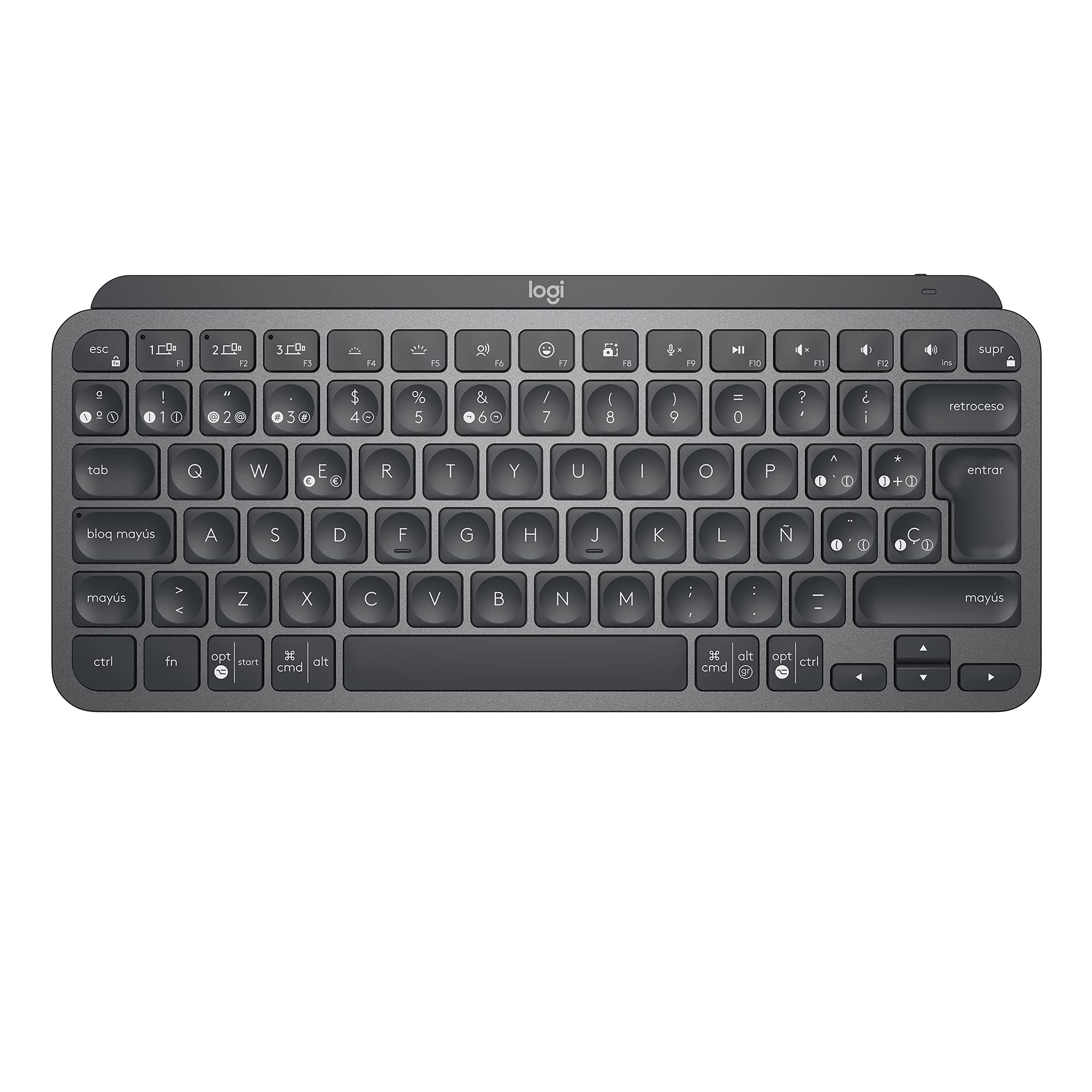 Logitech MX Keys Mini Teclado Inalámbrico Minimalista Iluminado