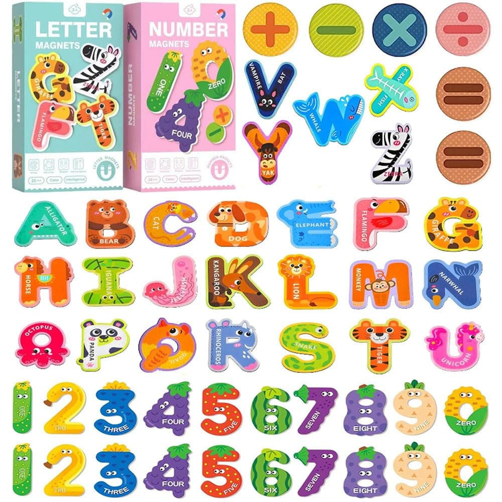 Imanes de letras magnéticas grandes para niños