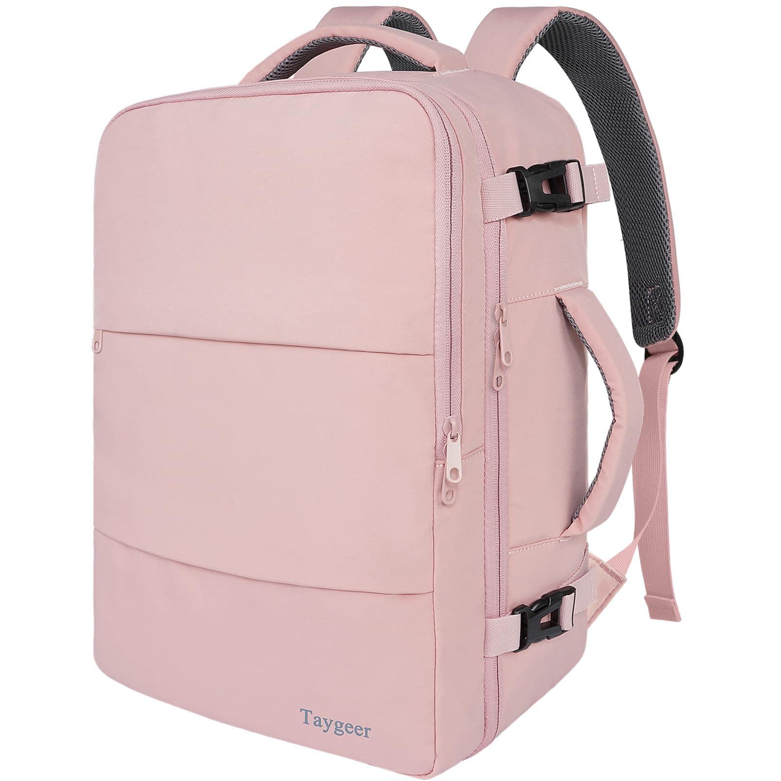 Taygeer Mochila de Viaje 10 kg Avión 40L para Hombre y Mujer, Rosa