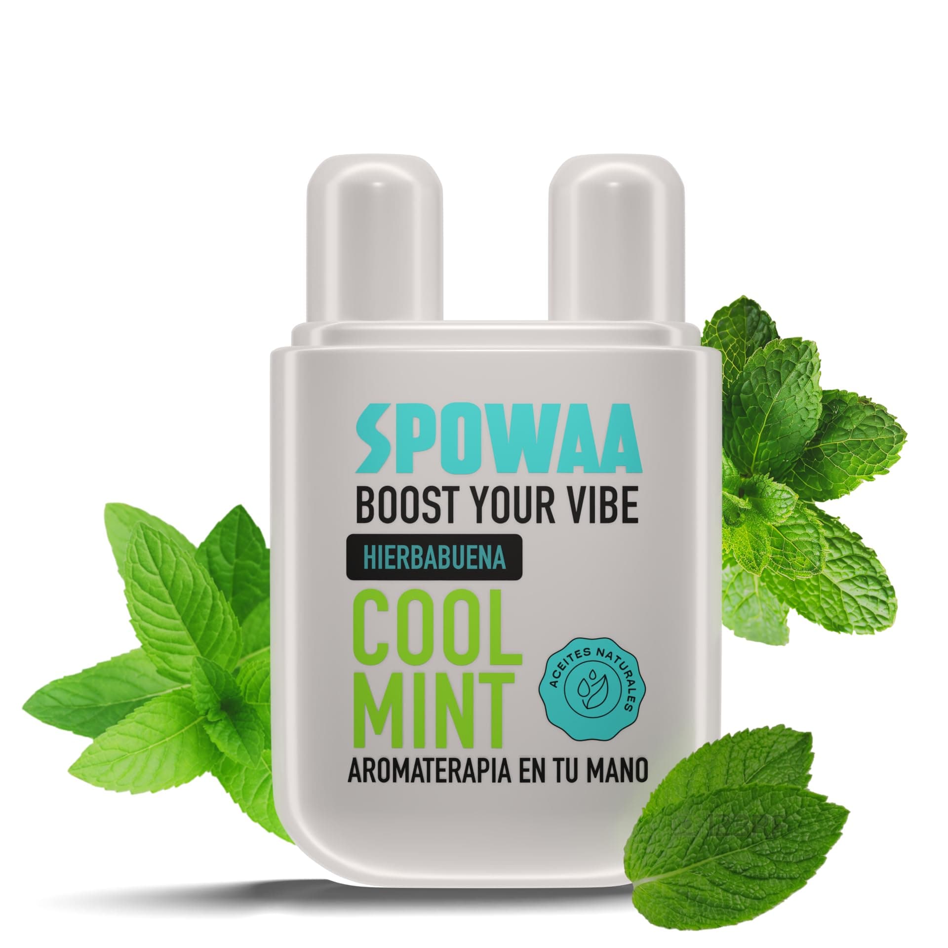 SPOWAA Inhalador Nasal (COOL MINT)- Inhalador Nasal Doble Portátil