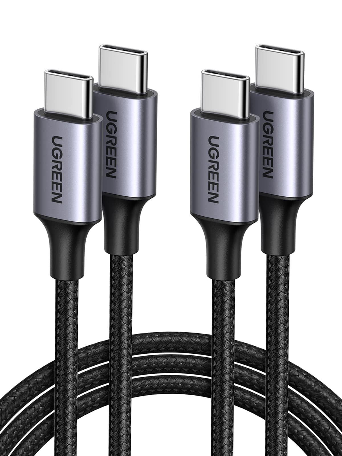 UGREEN 60W Cable USB C 2 Unidades PD Carga Rápida 20V 3A, 2M
