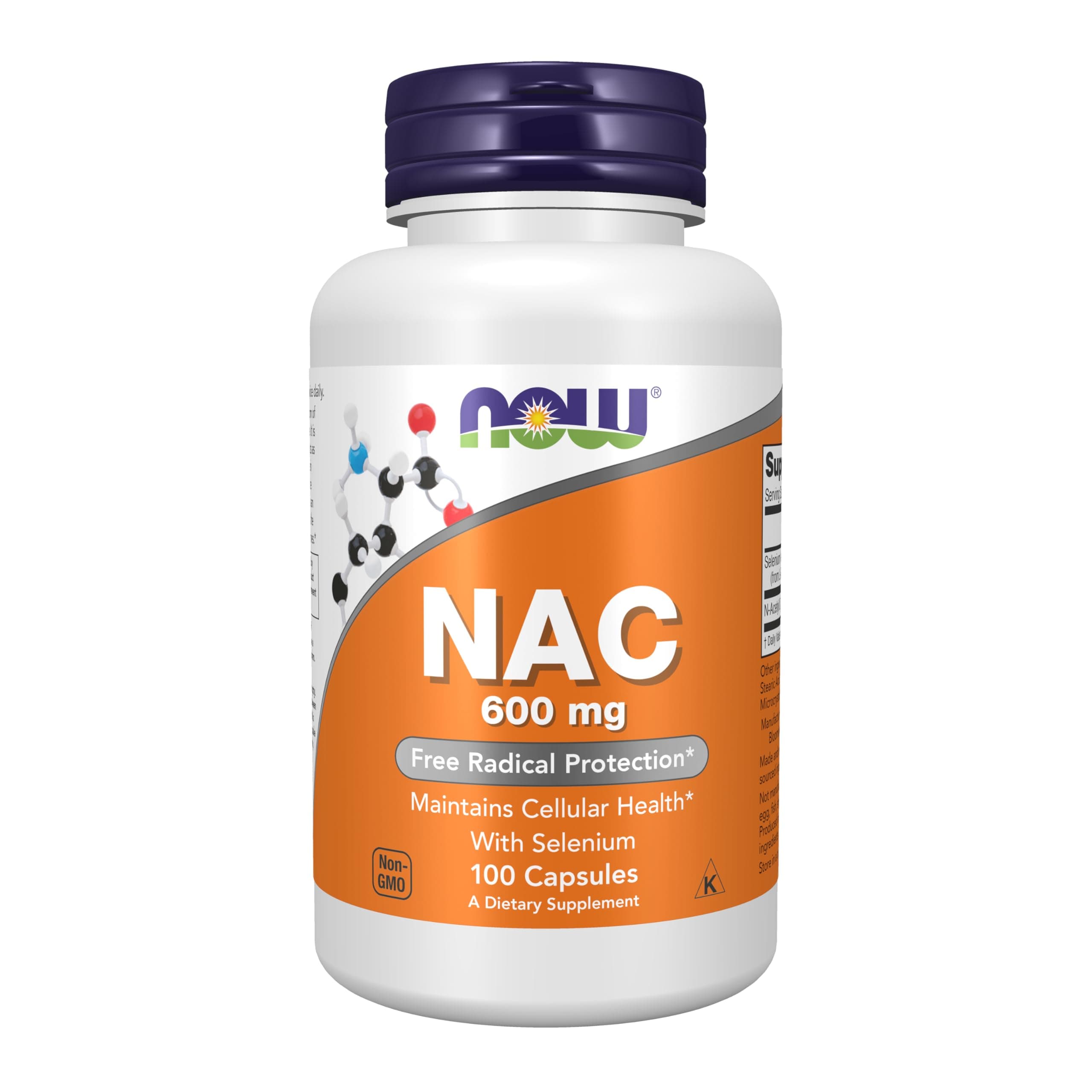 NOW Foods Nac-Acetyl Cysteine 600mg, 100 Vcaps