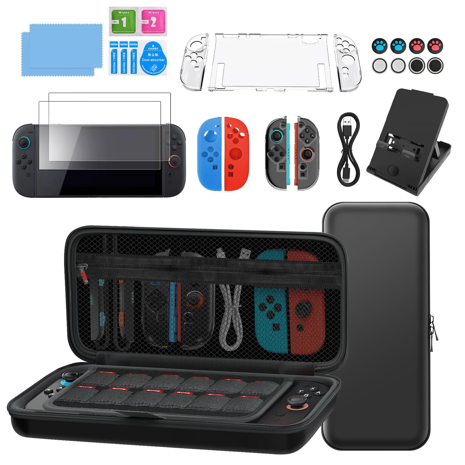 JCMO Estuche Kit de Accesorios para Nintendo Switch 2 (2025)