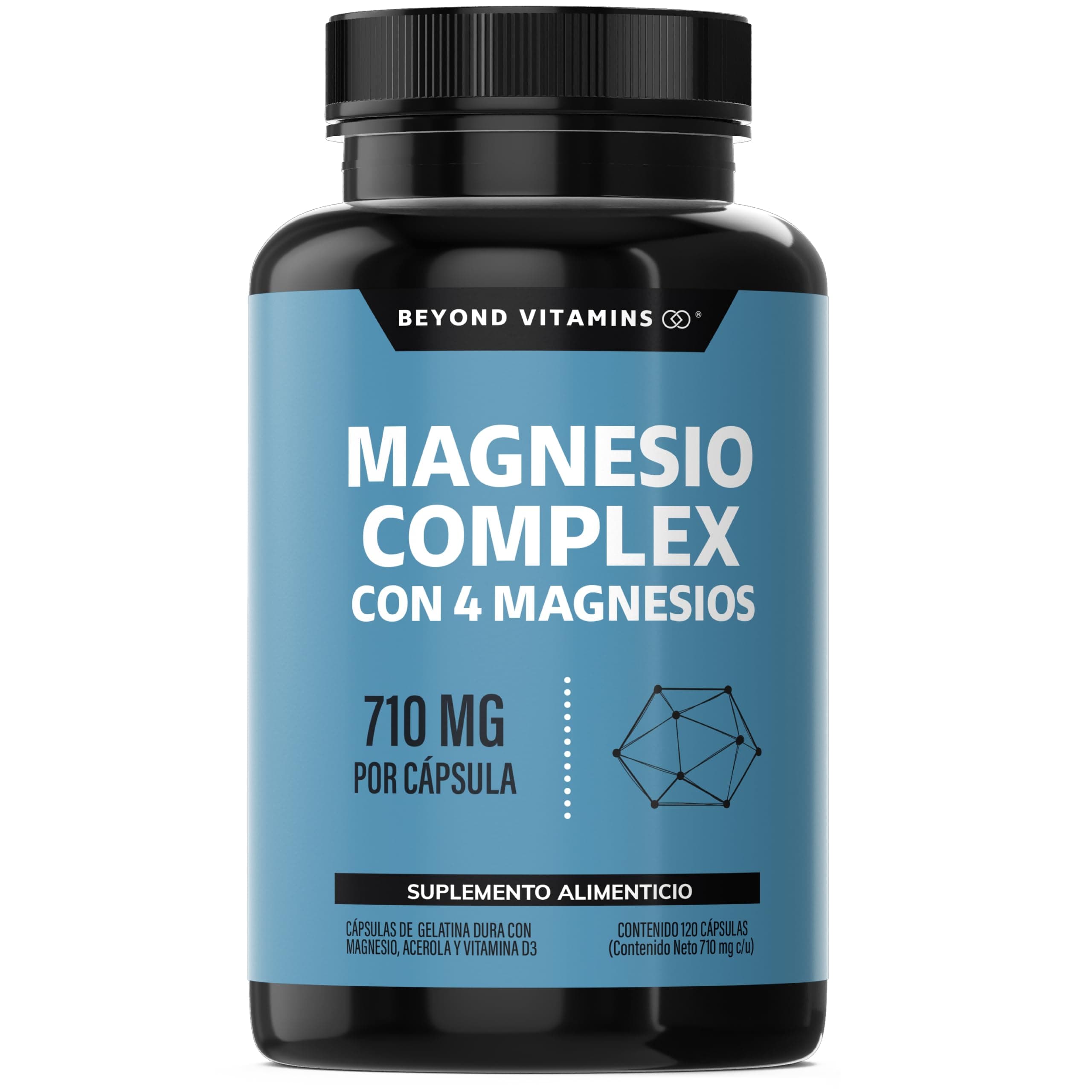 Beyond Vitamins | 4 Magnesio Complex | 120 caps