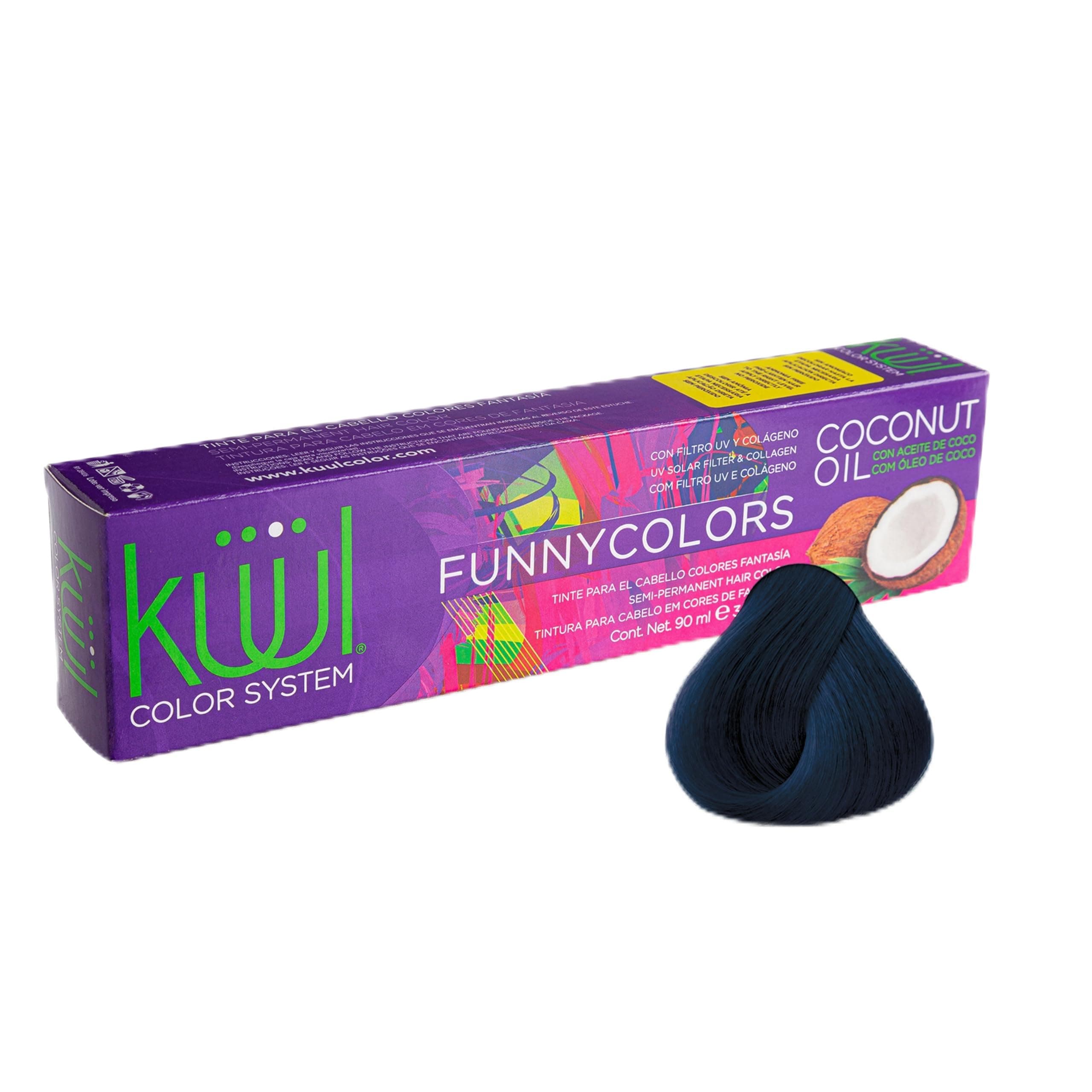 KÜÜL Funny Colors Tono Azul Océano Tinte Semipermanente Color Brillo 90 ml