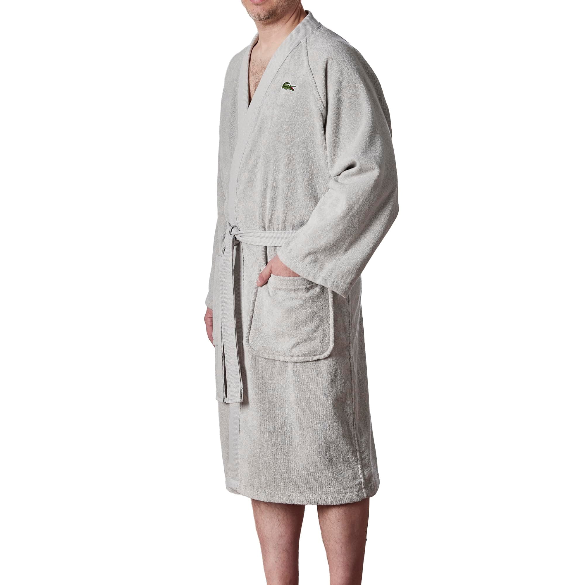 Lacoste Bata de baño Classic Pique 100% algodón