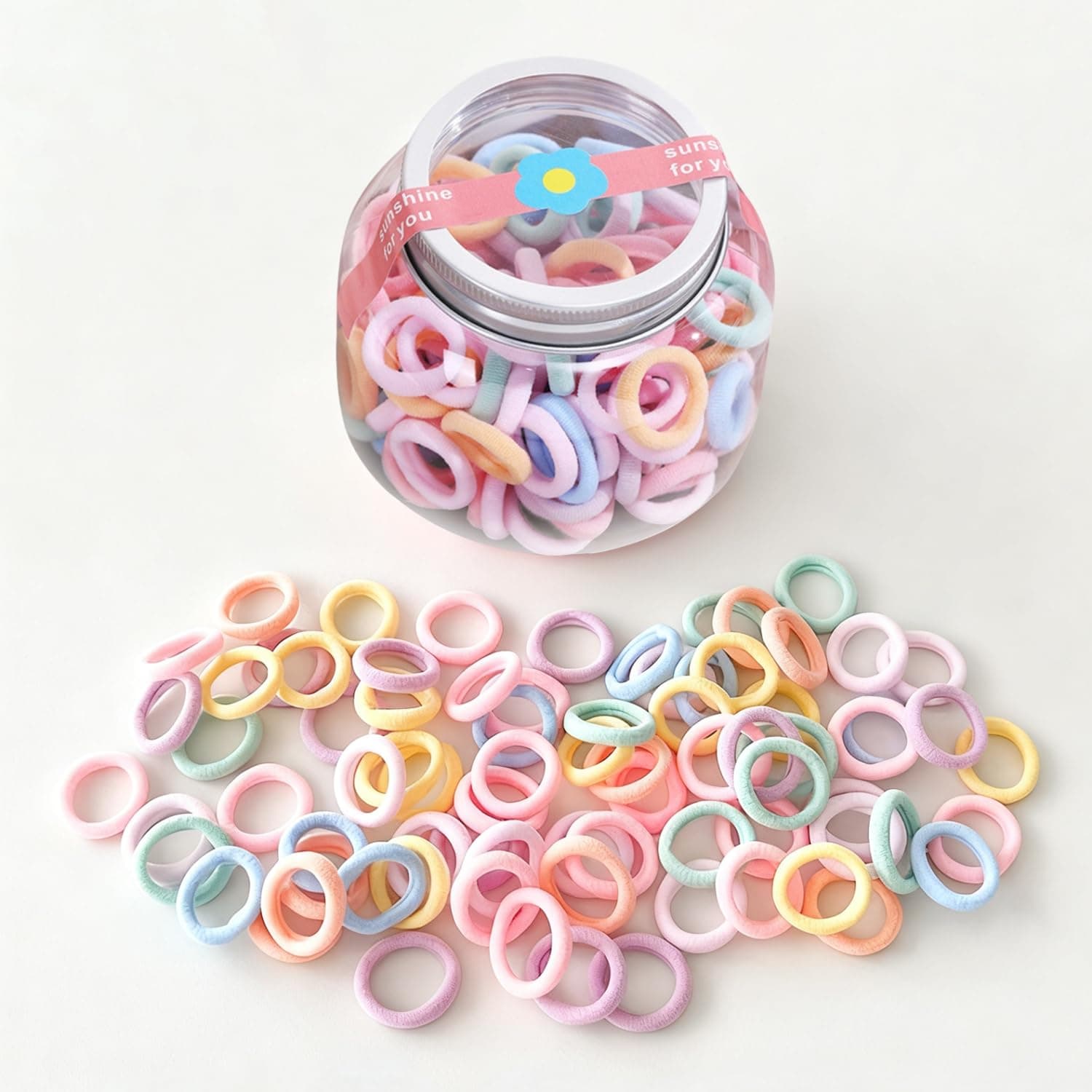 140 Piezas Mini colores diademas para cabello mujer