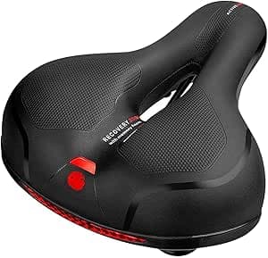 Raganet, Asiento de Bicicleta Comfort Sillín, Cojín Suave, Impermeable, Prostático y Compatible