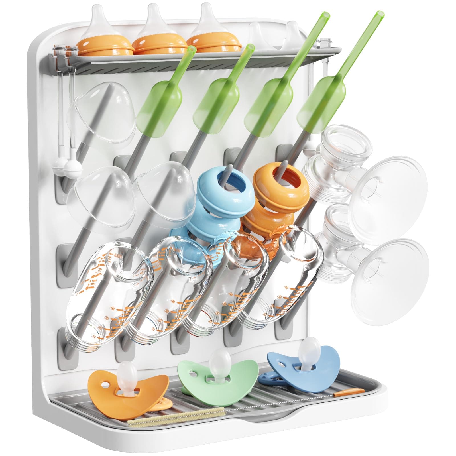Lifewit - Estante de Secado de biberones para 15 Botellas